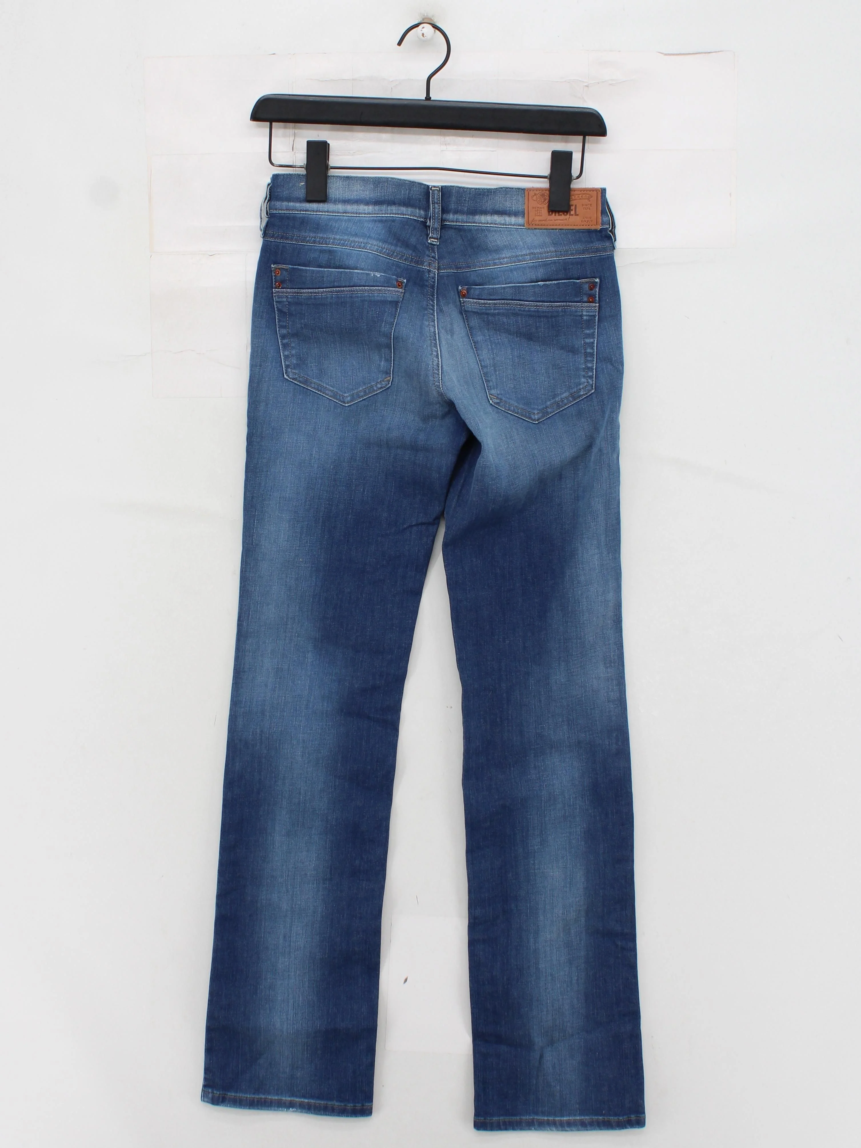 Diesel Men's Jeans W 26 in Blue Cotton with Elastane Straight - Image 2