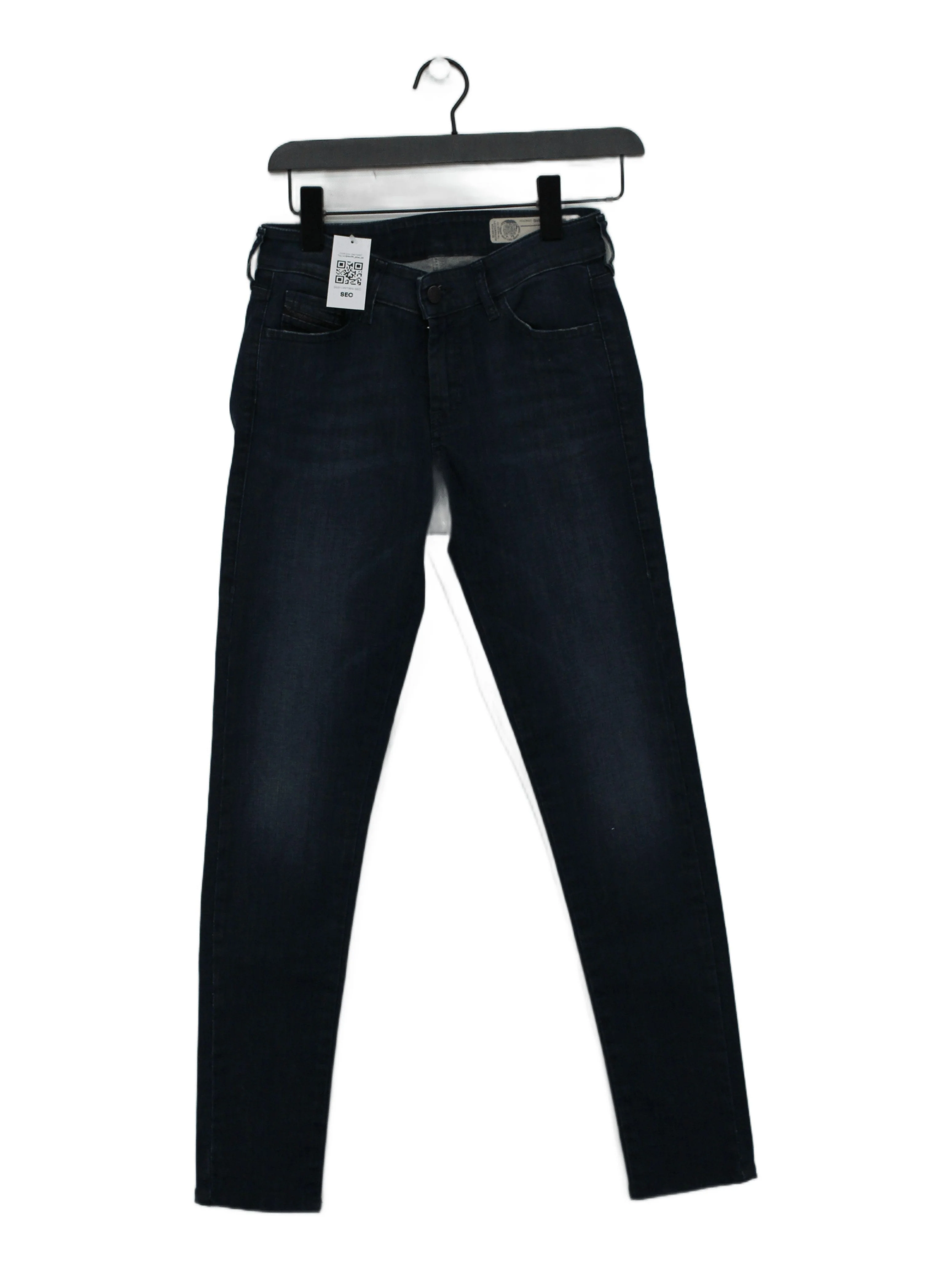 Diesel Men's Jeans W 27 in Blue Cotton with Polyester, Elastane Skinny