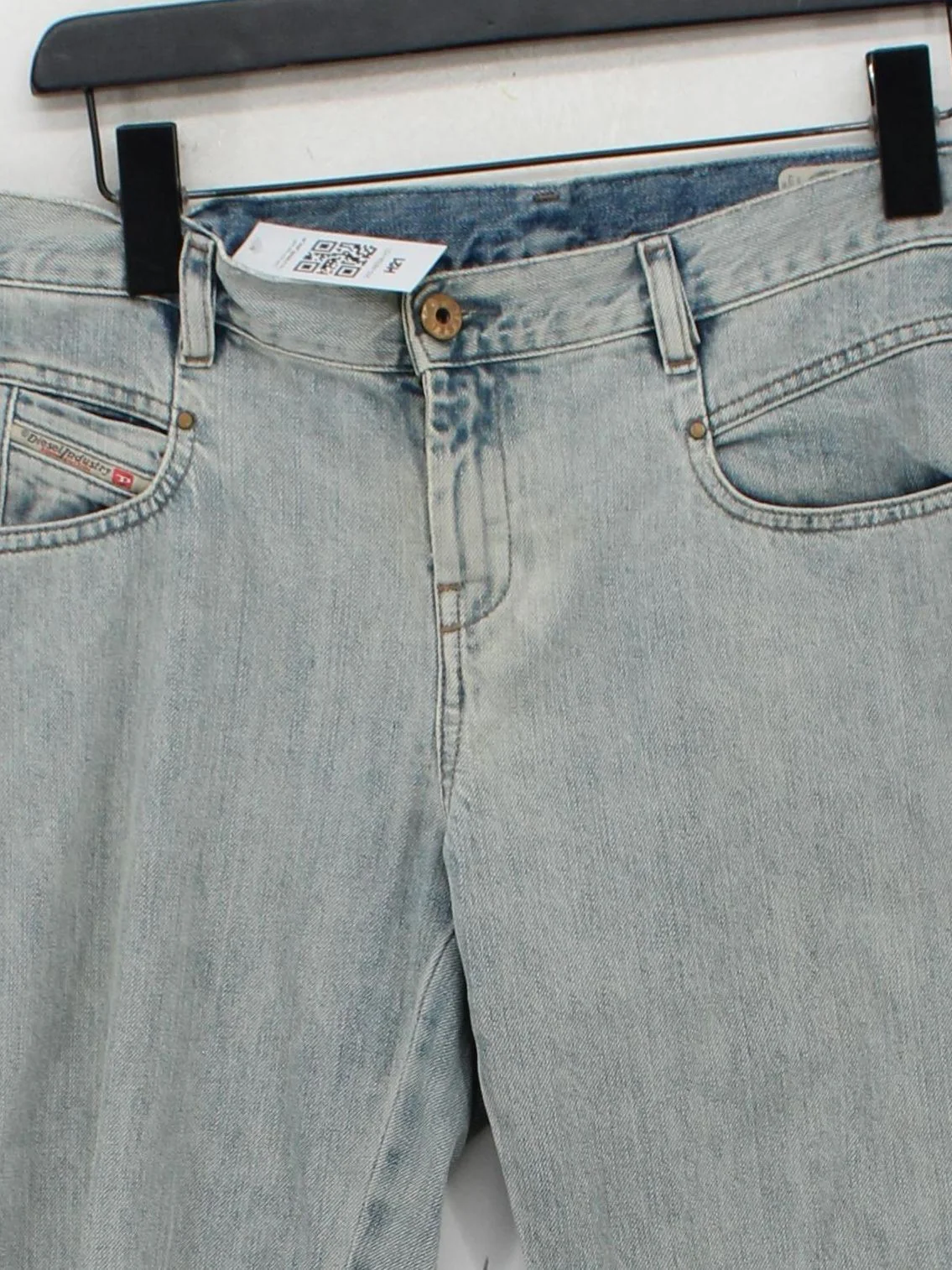 Diesel Men's Jeans W 28 in; L 32 in Blue 100% Cotton Straight - Image 3