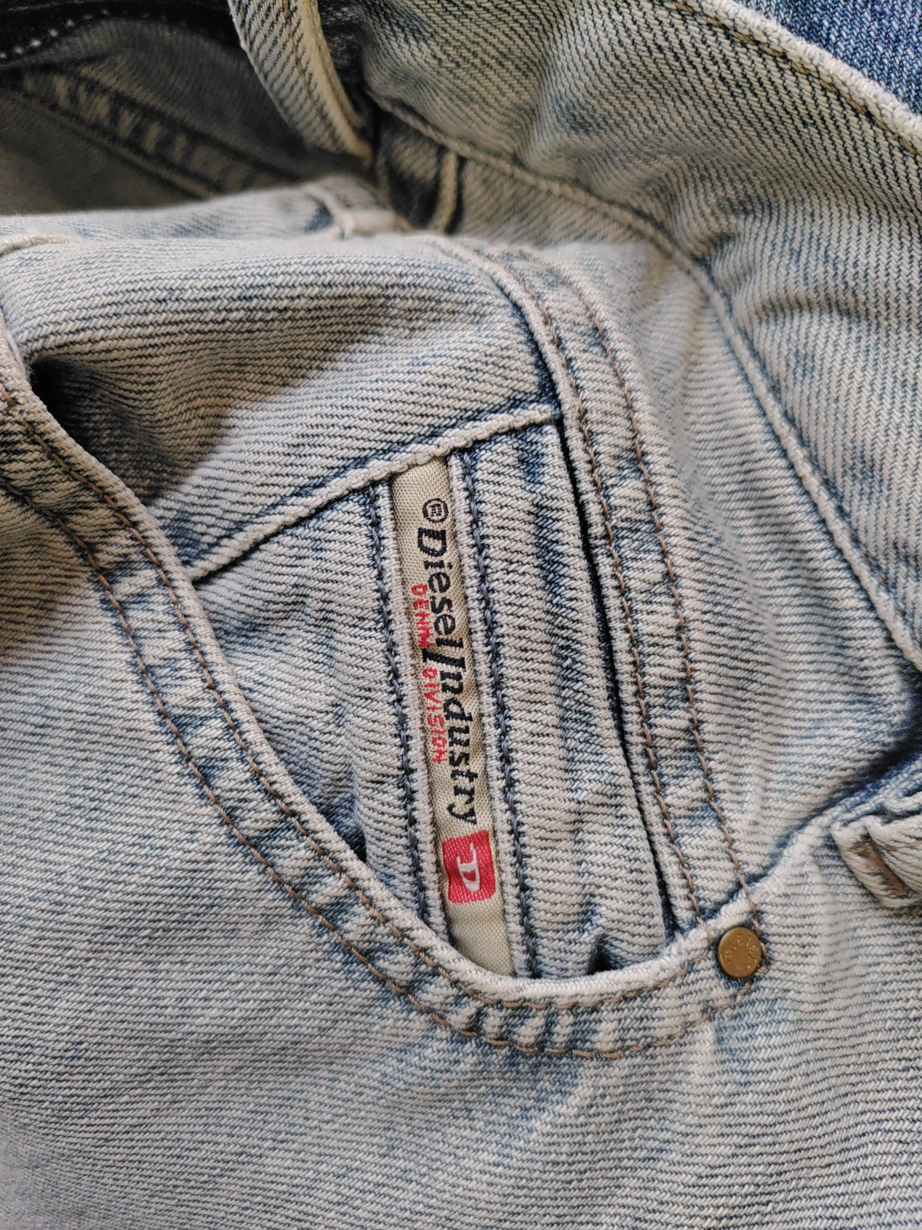 Diesel Men's Jeans W 28 in; L 32 in Blue 100% Cotton Straight - Image 5