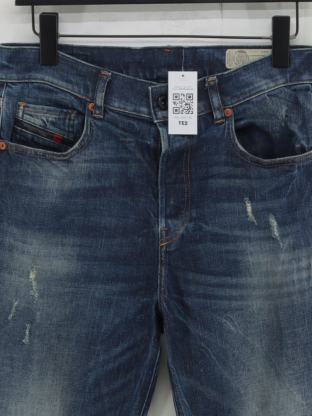 Diesel Men's Jeans W 29 in Blue Cotton with Elastane Straight - Image 3