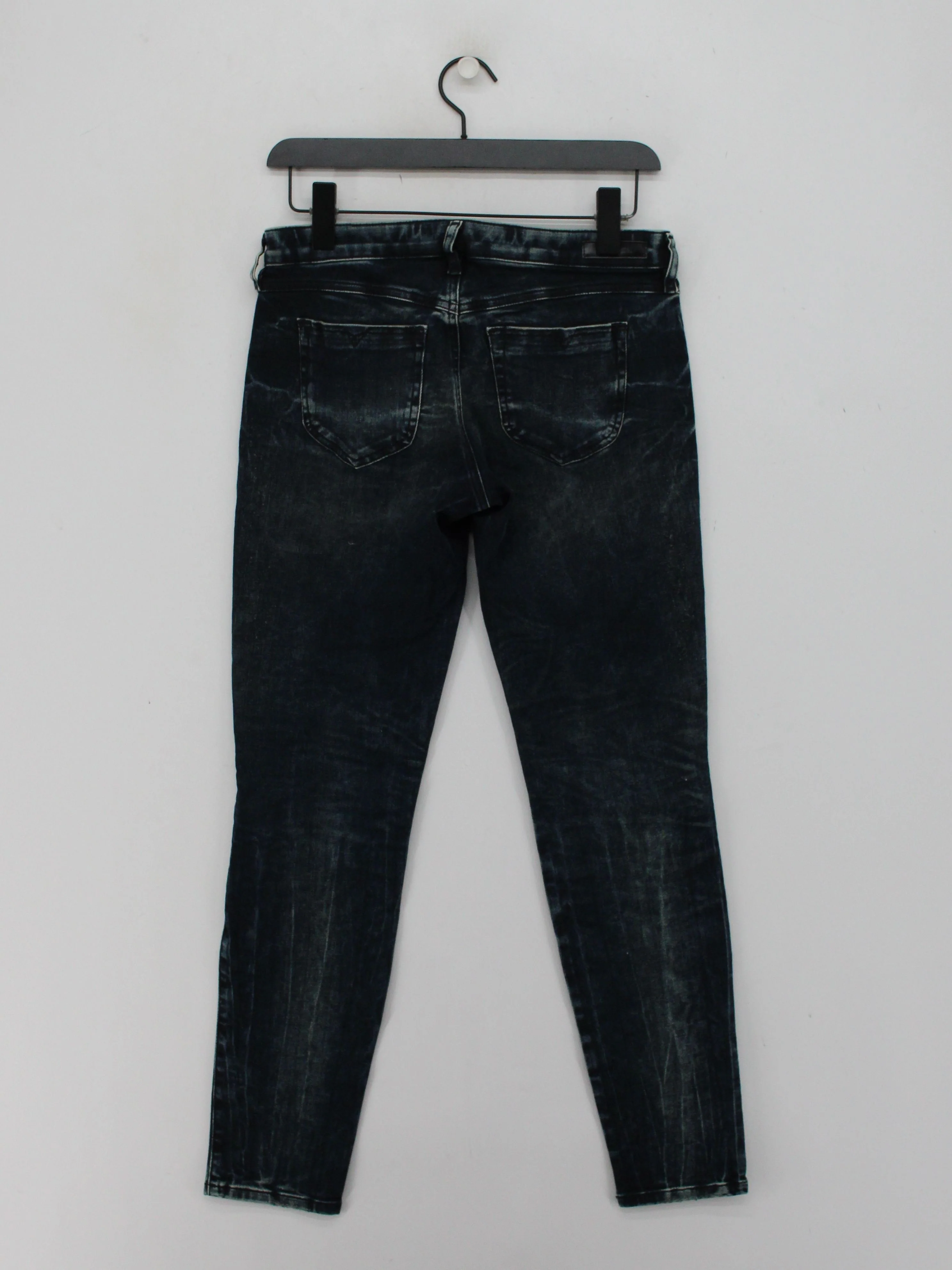 Diesel Men's Jeans W 29 in; L 30 in Blue Cotton with Elastane Skinny - Image 2