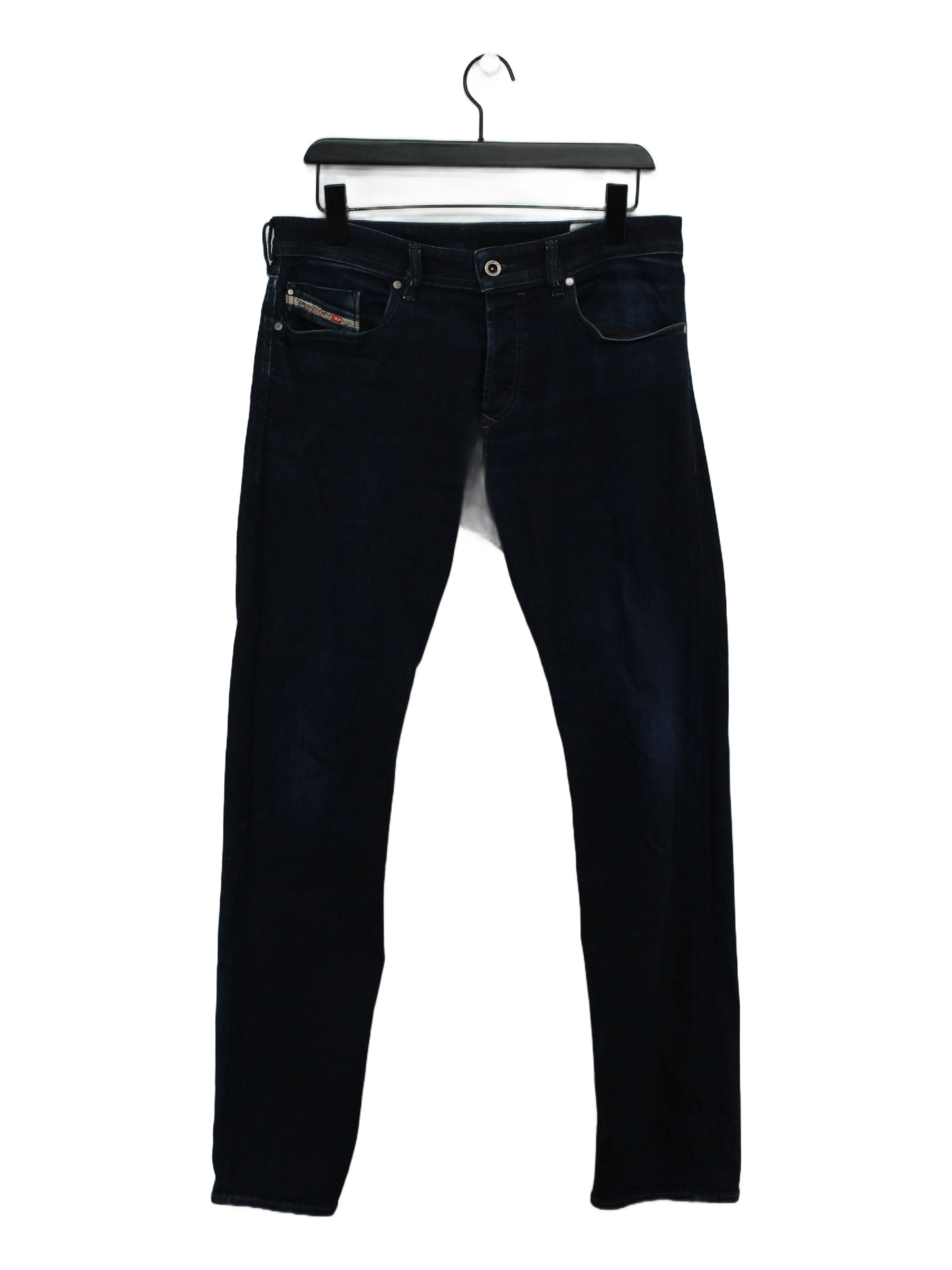 Diesel Men's Jeans W 31 in; L 32 in Blue Cotton with Polyester, Elastane Skinny