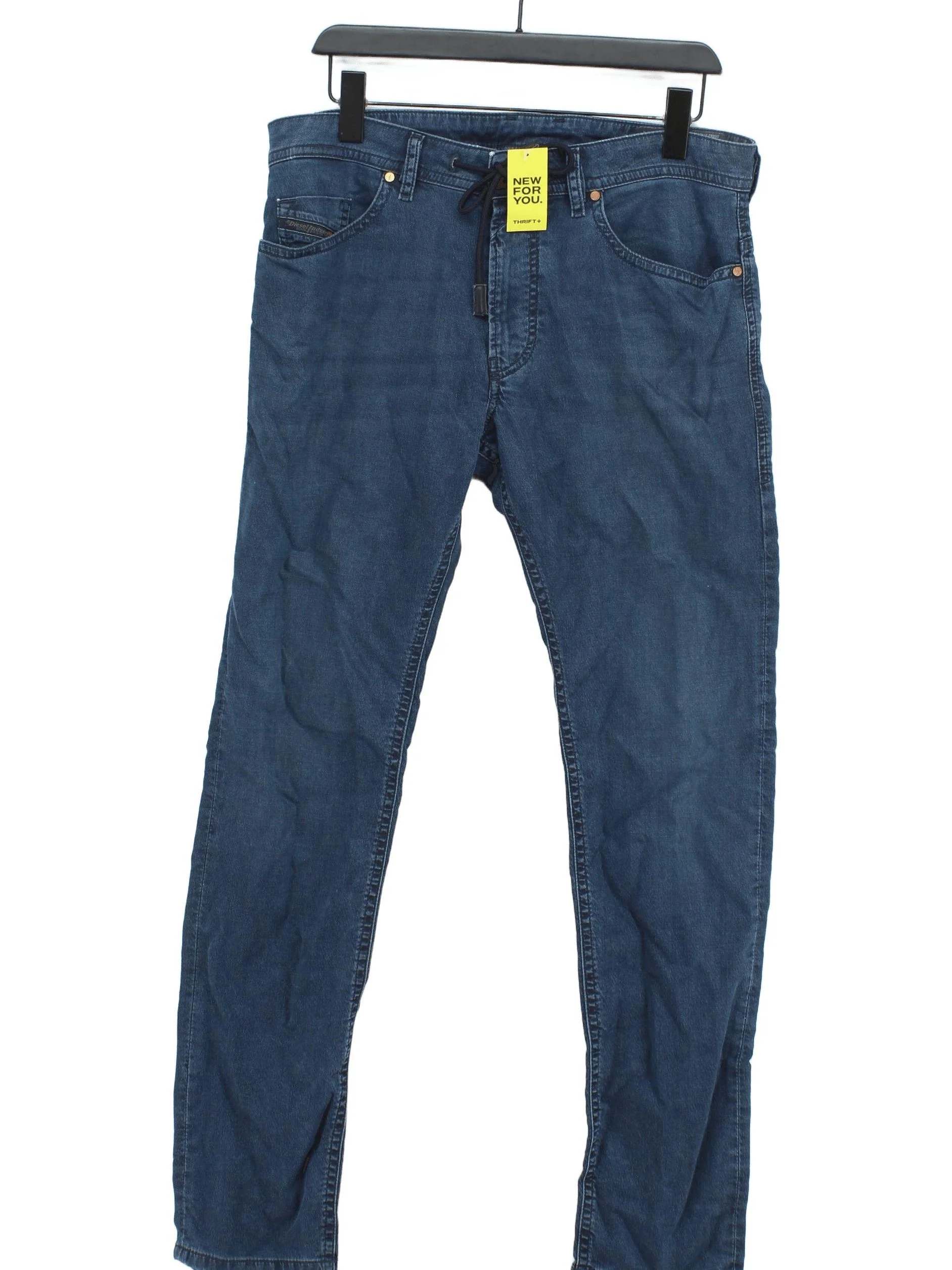 Diesel Men's Jeans W 32 in Blue Lyocell Modal with Cotton, Elastane Skinny