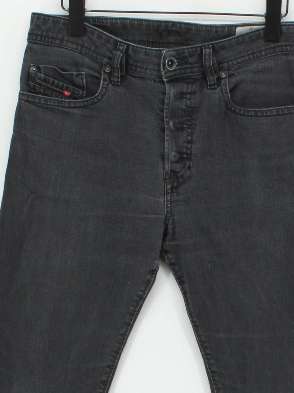 Diesel Men's Jeans W 32 in Grey Cotton with Elastane Skinny - Image 3
