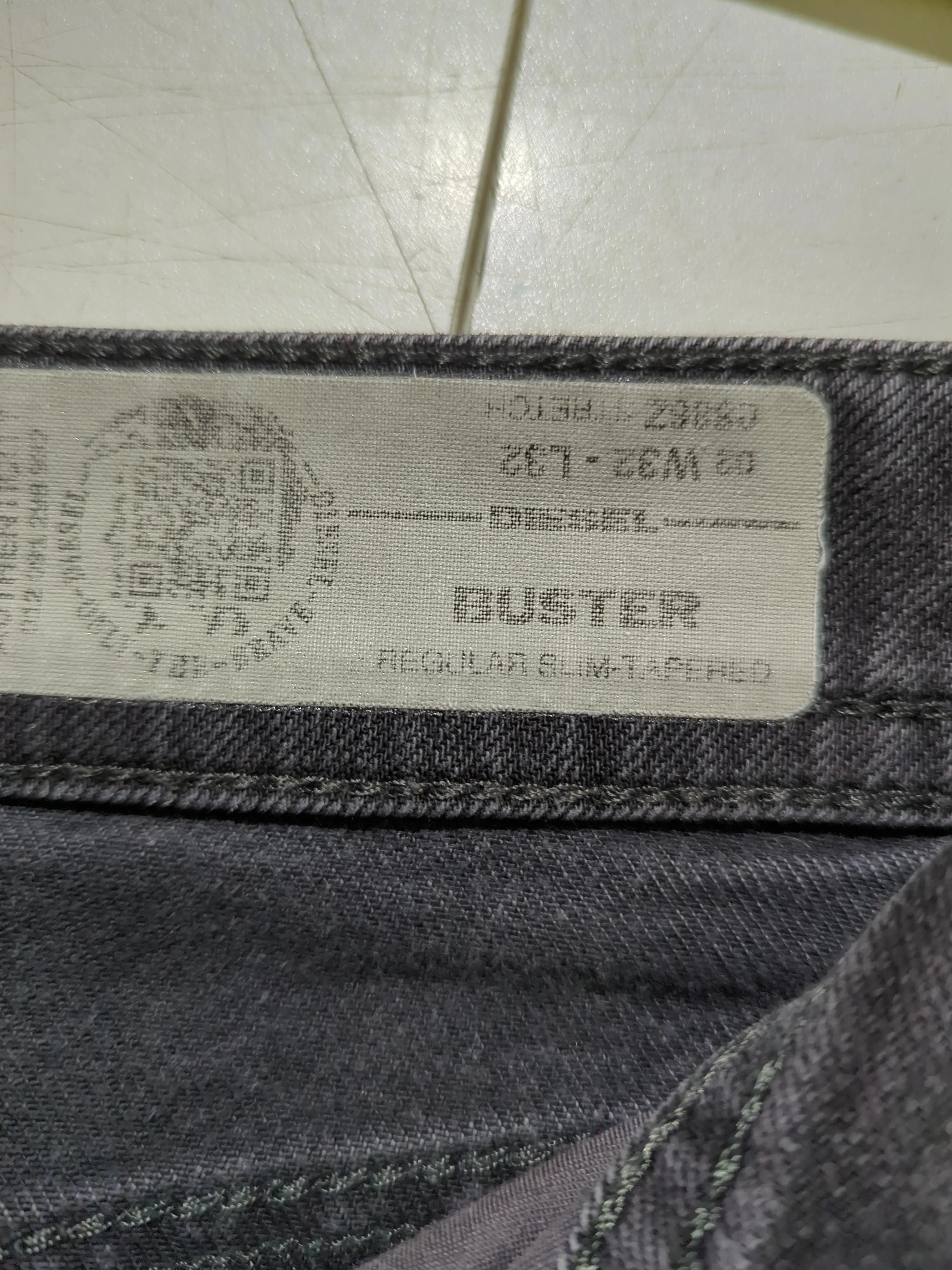 Diesel Men's Jeans W 32 in Grey Cotton with Elastane Skinny - Image 5