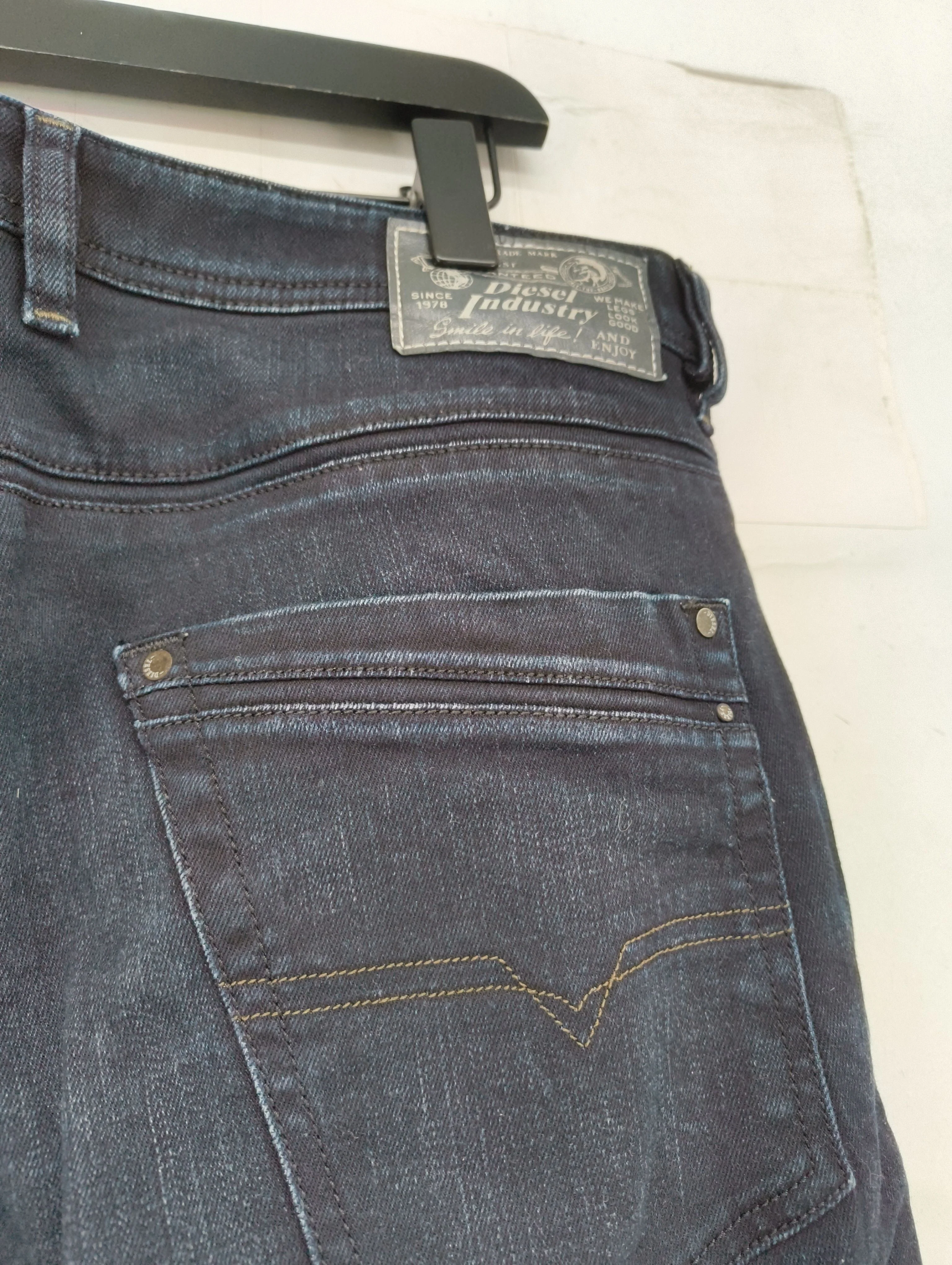 Diesel Men's Jeans W 34 in Blue Cotton with Elastane Straight - Image 5