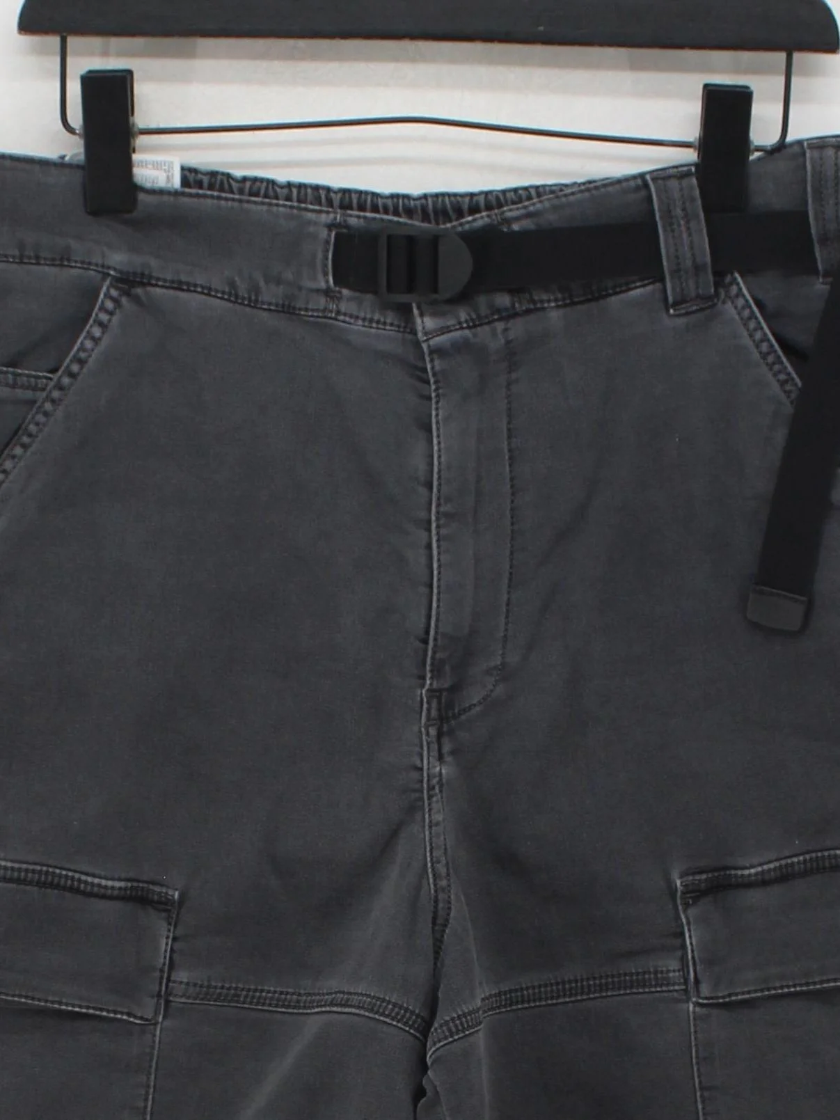Diesel Men's Shorts W 32 in Grey Cotton with Polyester, Elastane Cargo - Image 3