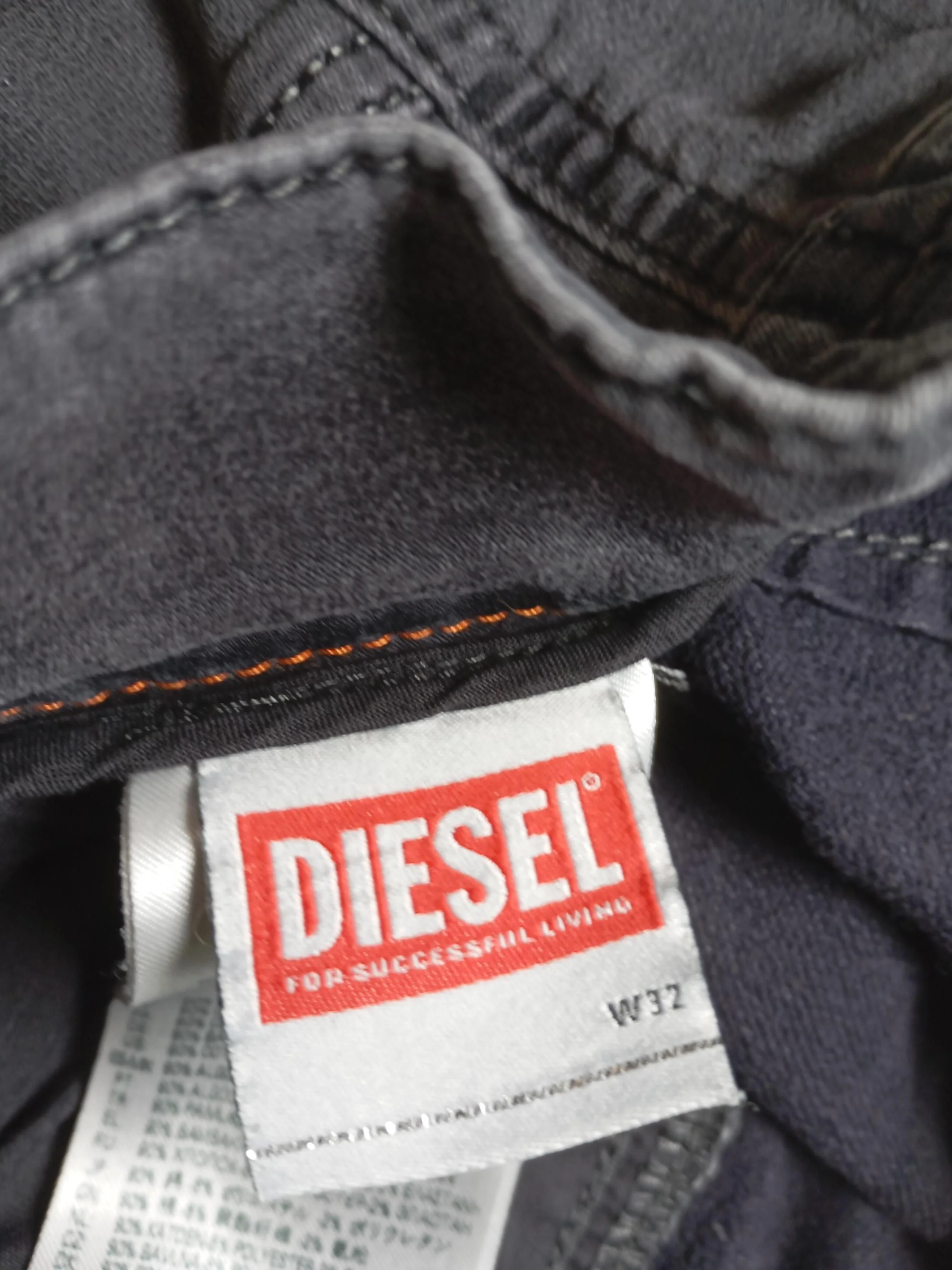 Diesel Men's Shorts W 32 in Grey Cotton with Polyester, Elastane Cargo - Image 5