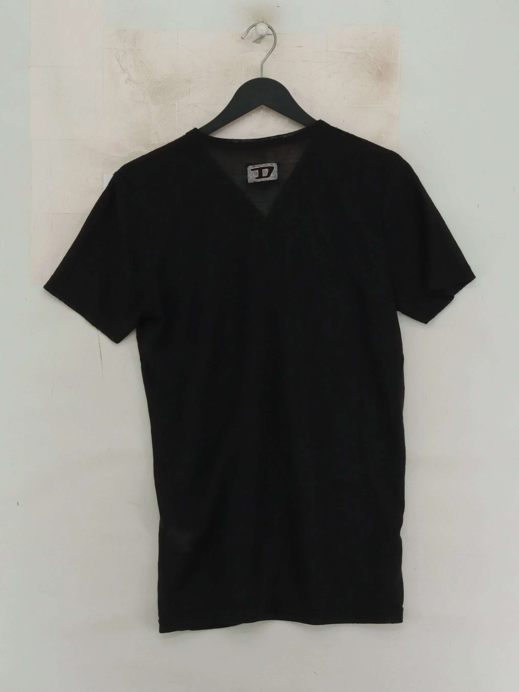 Diesel Men's T-Shirt M Black 100% Cotton Basic - Image 2