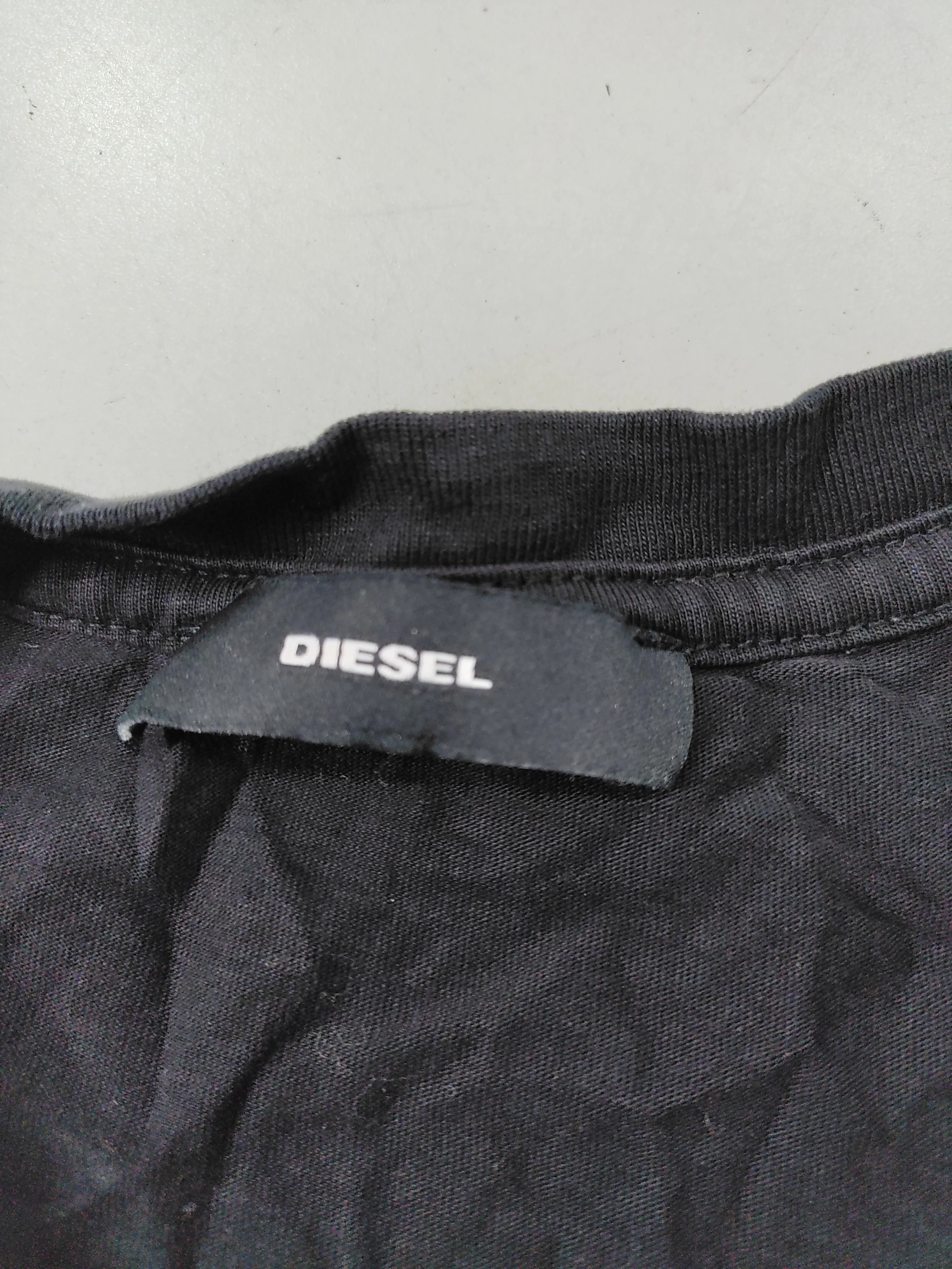 Diesel Men's T-Shirt M Black Graphic 100% Cotton Basic - Image 5
