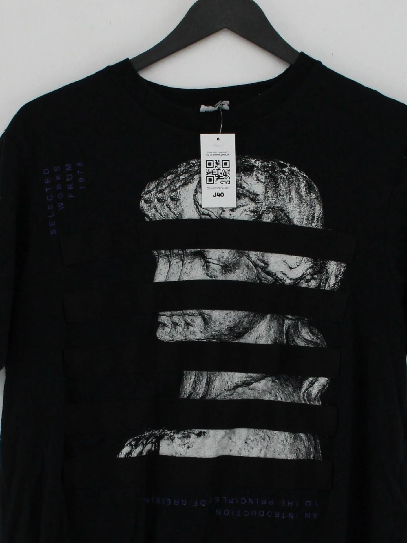 Diesel Men's T-Shirt M Black Graphic 100% Cotton Basic - Image 3