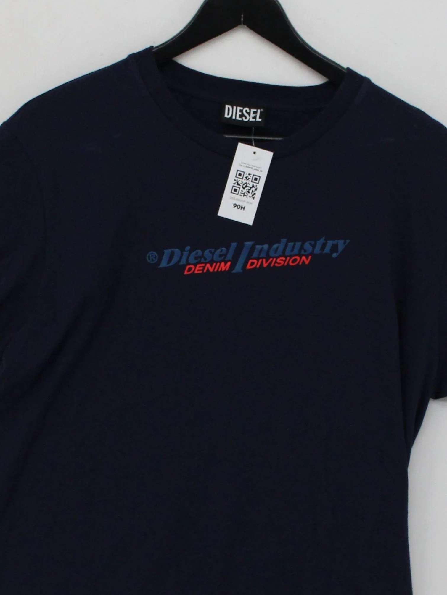 Diesel Men's T-Shirt M Blue Graphic 100% Cotton Basic - Image 3
