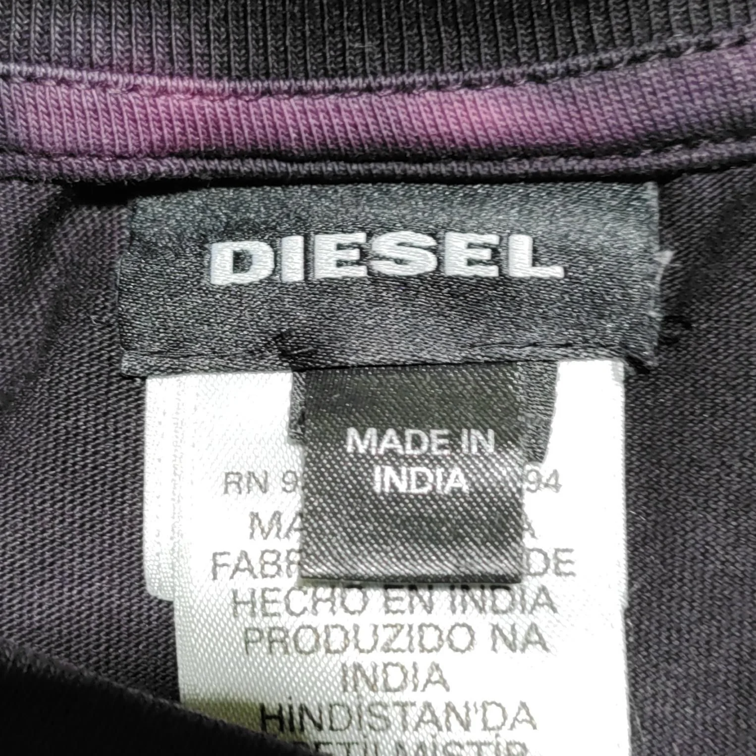 Diesel Men's T-Shirt M Multi Graphic 100% Cotton Basic - Image 5