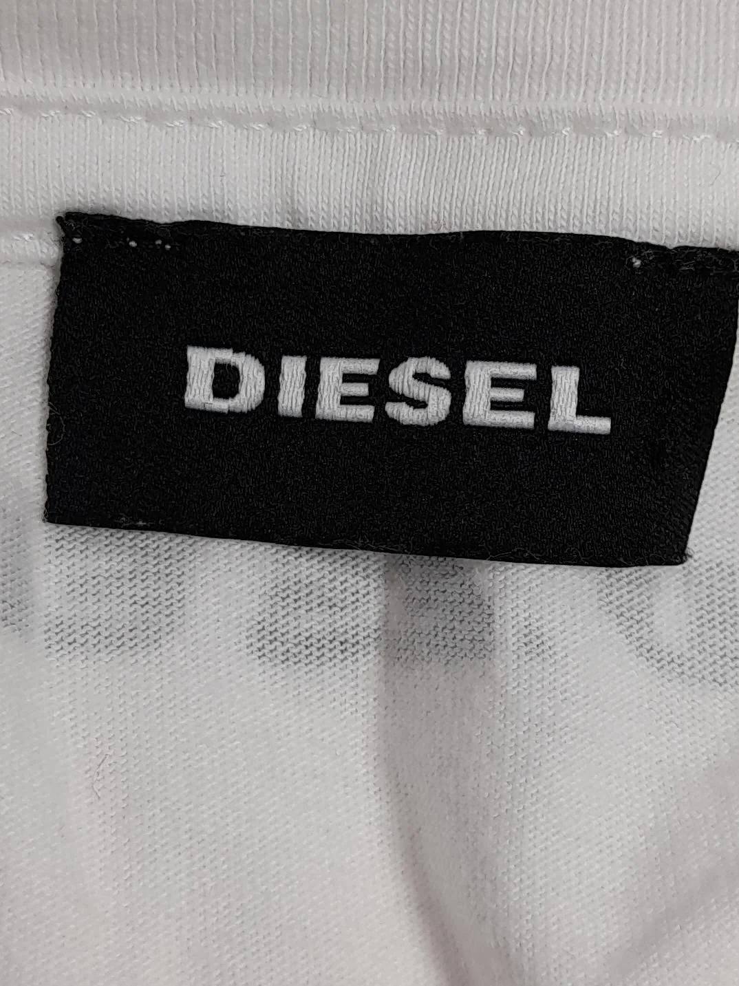 Diesel Men's T-Shirt S White Graphic 100% Cotton Basic - Image 6
