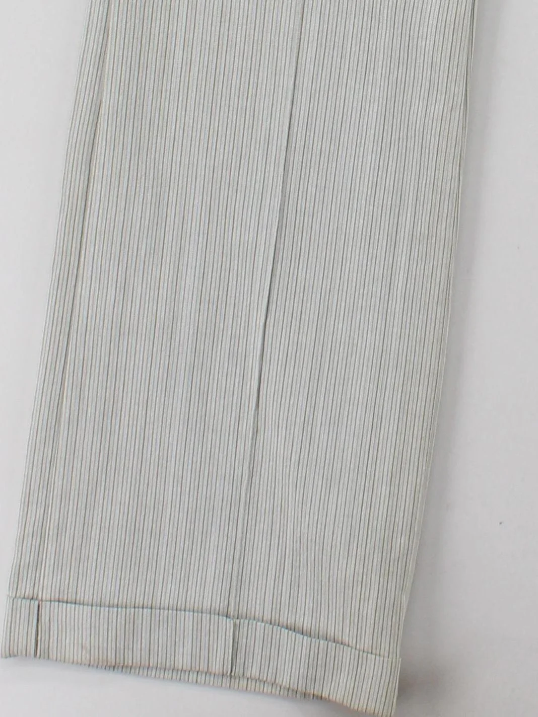 Diesel Men's Trousers W 29 in Cream Striped Cotton with Polyester Straight Chino - Image 4
