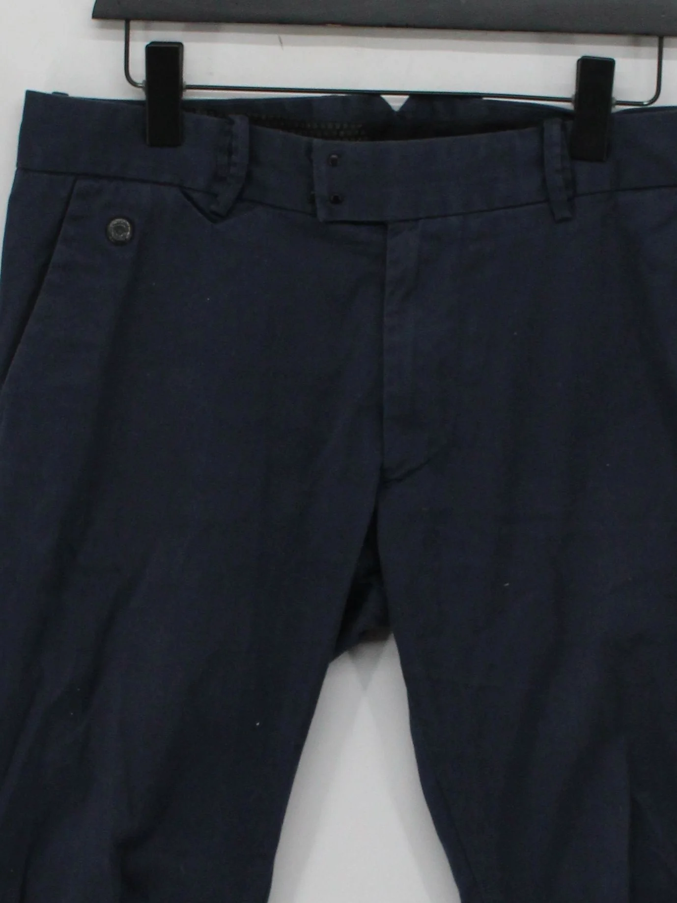 Diesel Men's Trousers W 32 in Blue Cotton with Elastane Straight Chino - Image 3