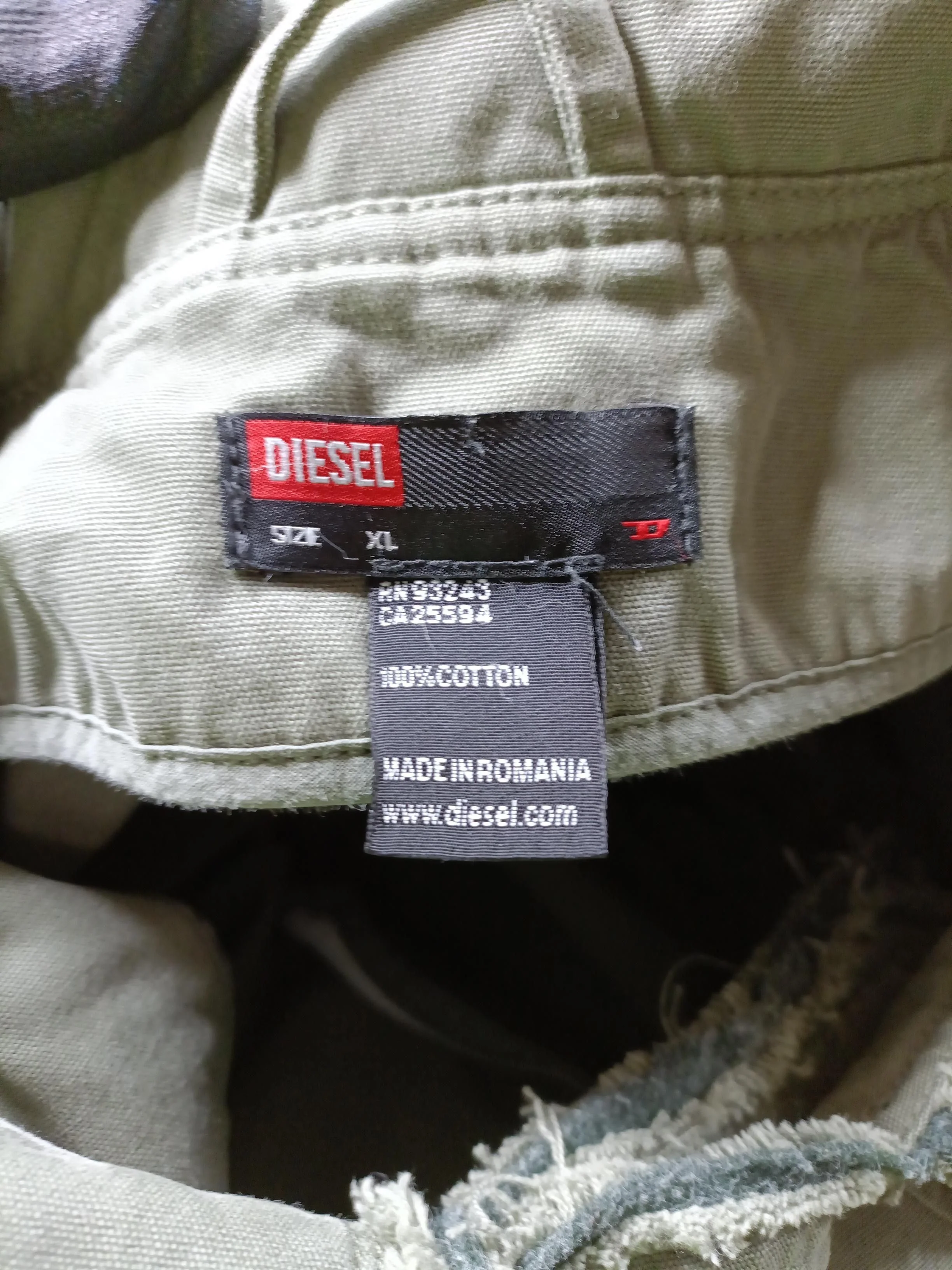 Diesel Overcoat jacket green - Image 5
