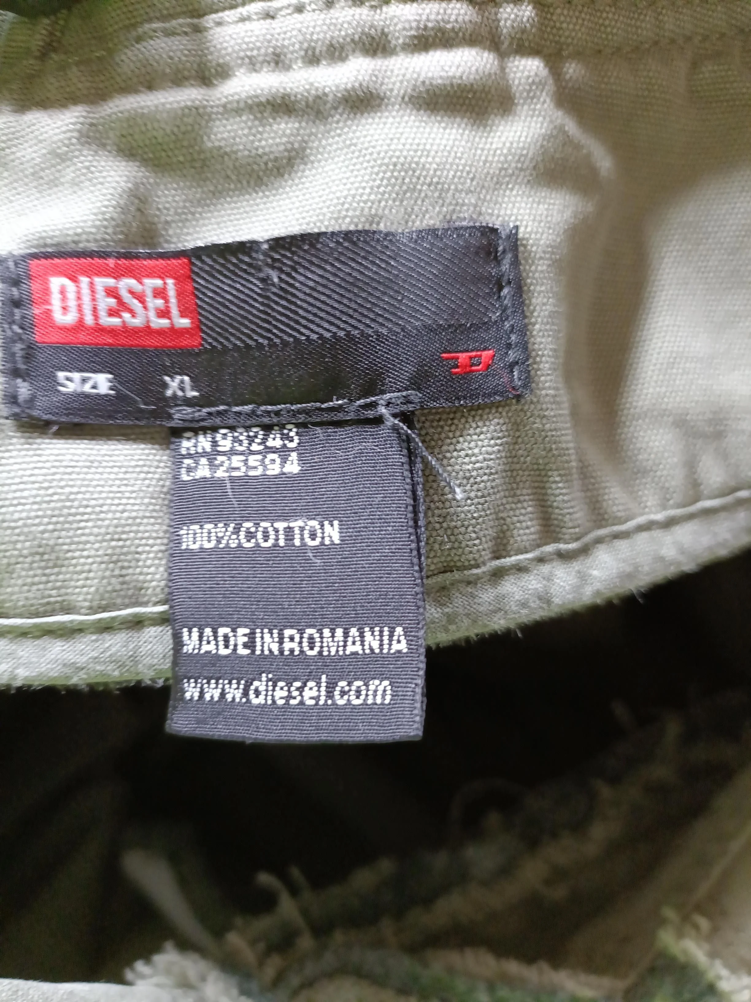 Diesel Overcoat jacket green - Image 6
