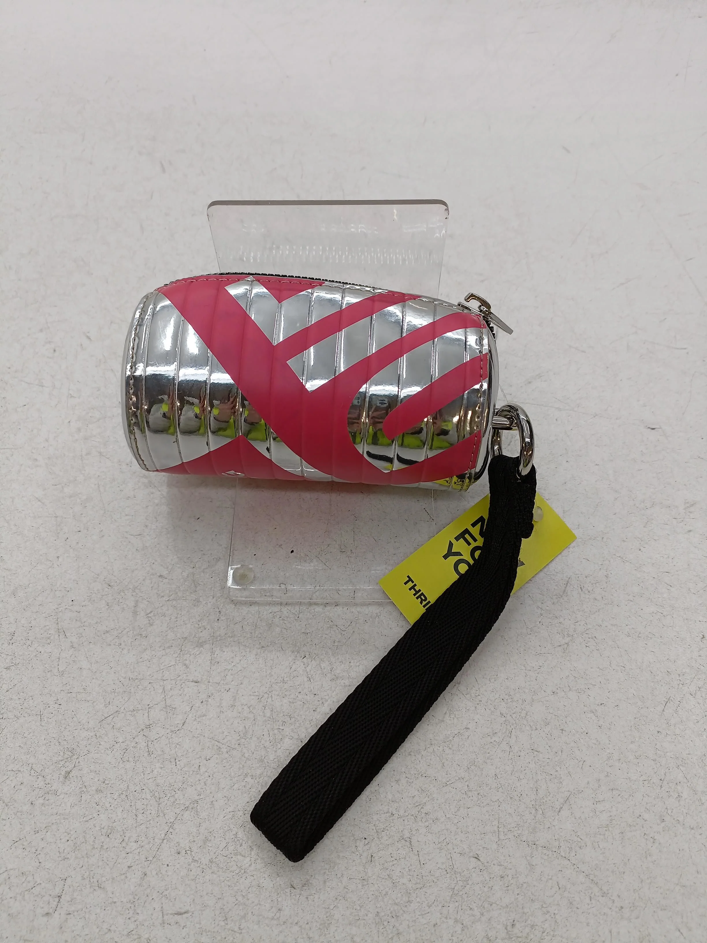 Diesel Women's Bag Silver Graphic 100% Other Clutch - Image 2