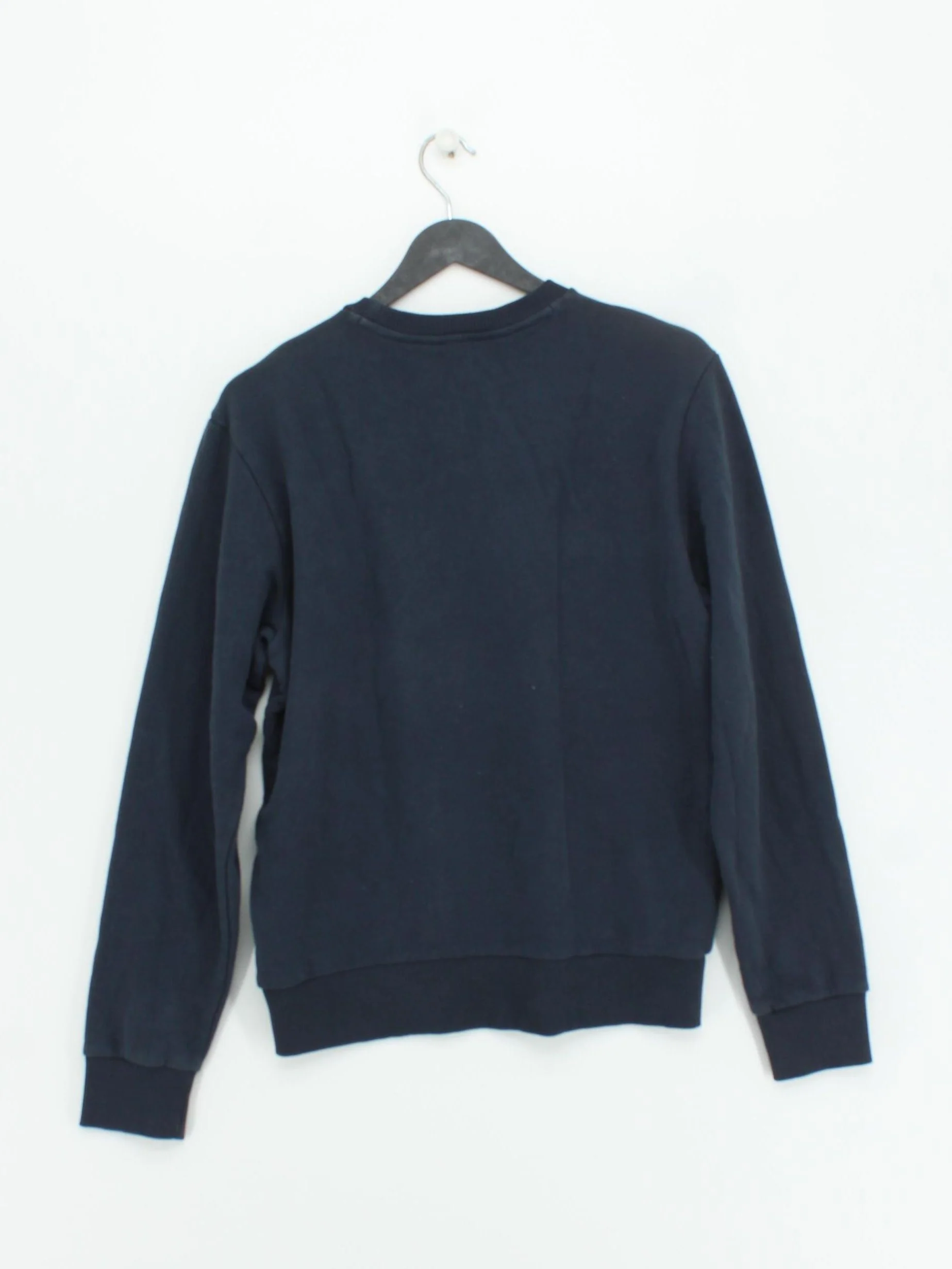 Diesel Women's Hoodie UK 16 Blue Graphic 100% Cotton Pullover - Image 2