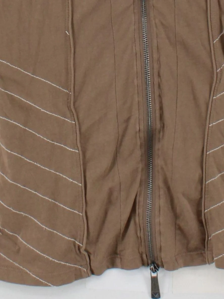 Diesel Women's Hoodie XS Brown 100% Cotton Pullover - Image 4