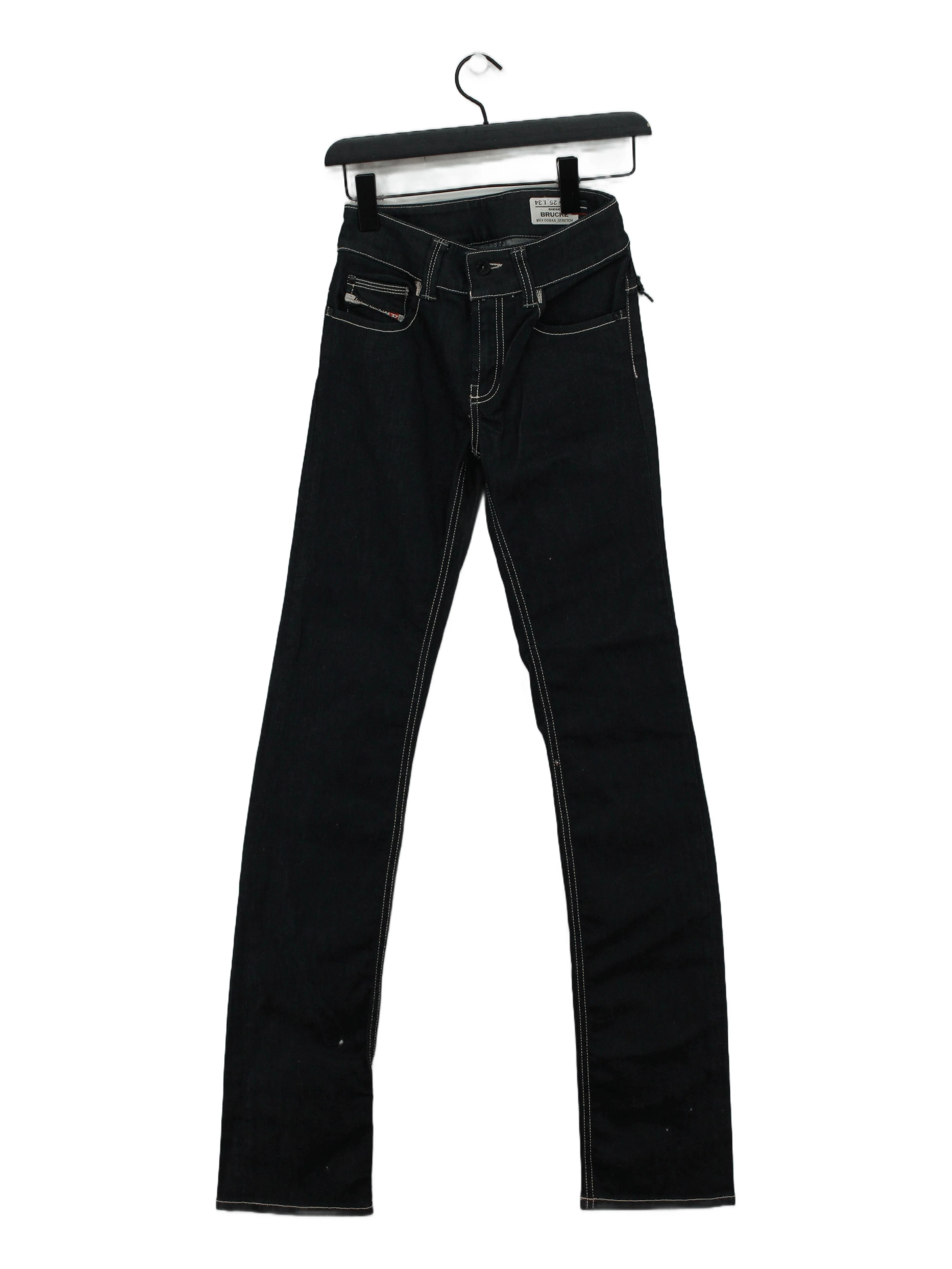 Diesel Women's Jeans W 25 in Black Cotton with Elastane Skinny New with tags