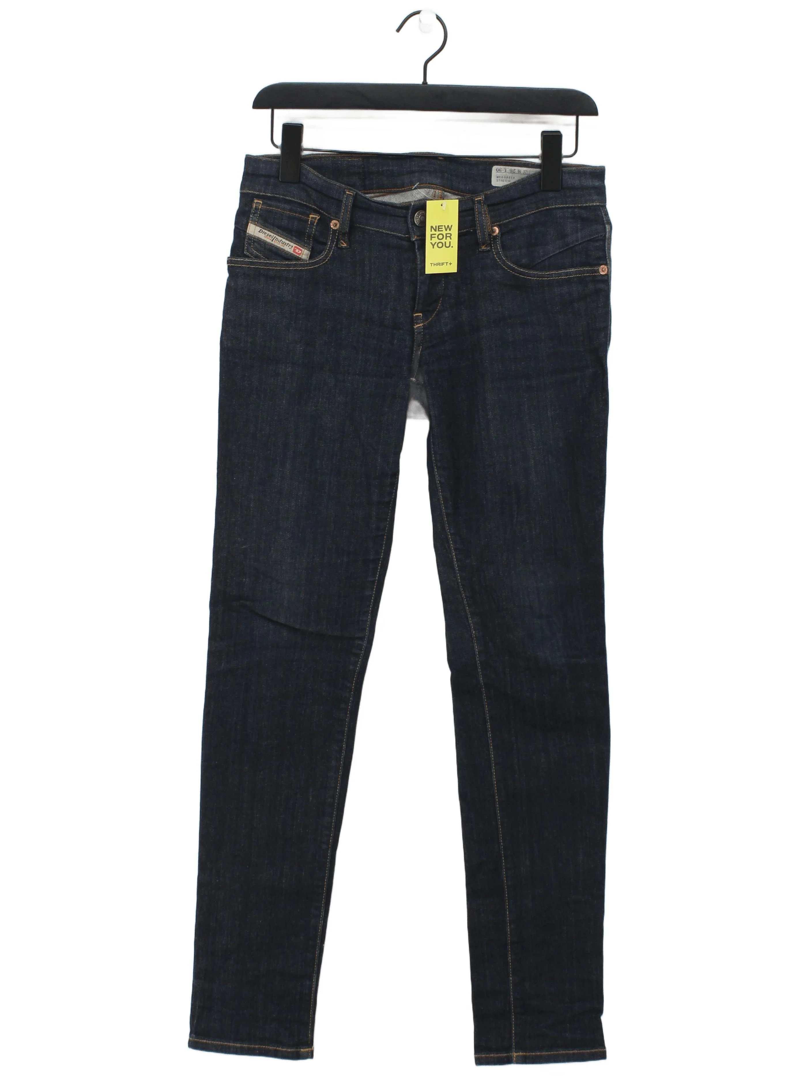 Diesel Women's Jeans W 26 in Blue Cotton with Elastane Skinny