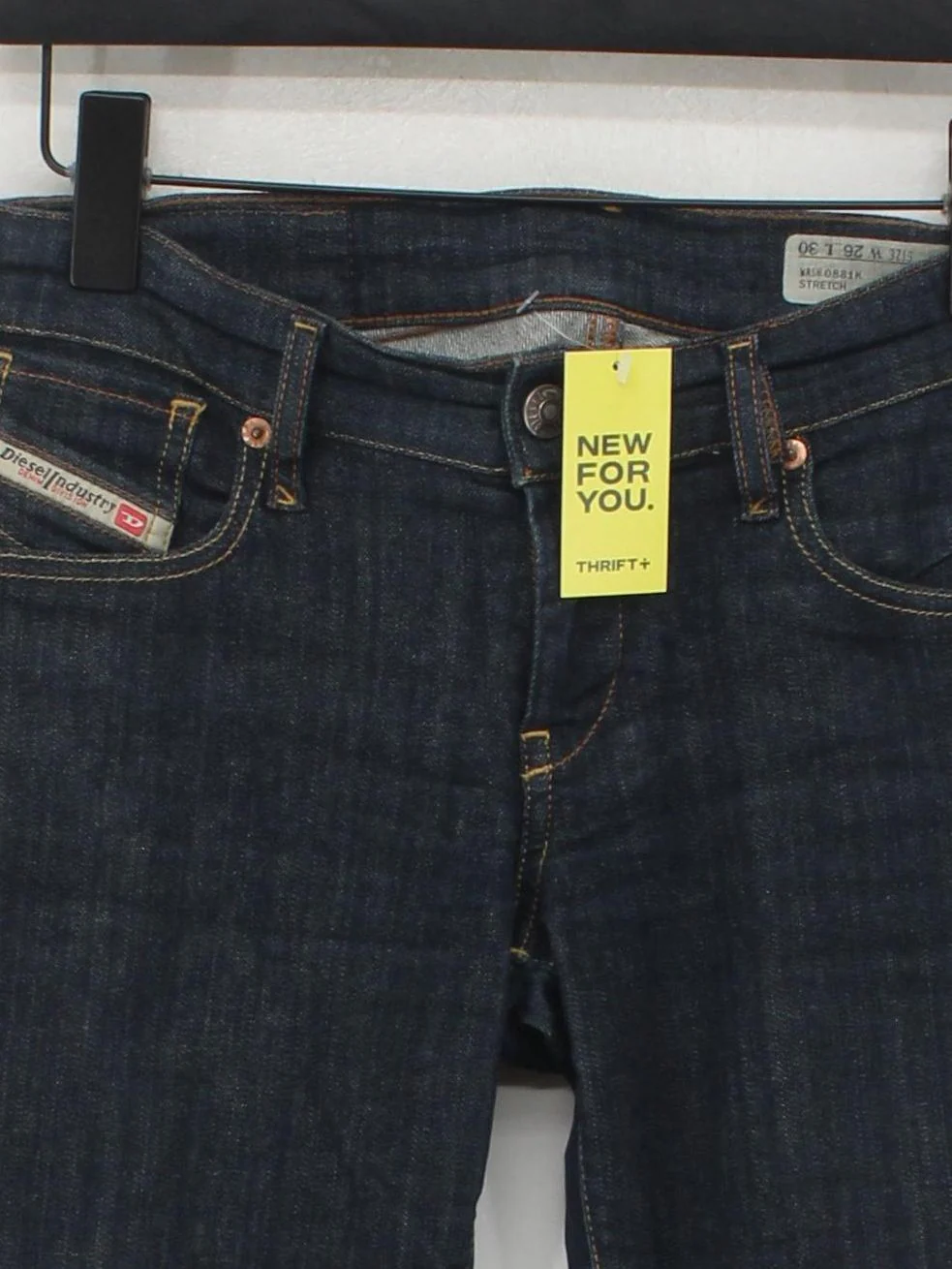 Diesel Women's Jeans W 26 in Blue Cotton with Elastane Skinny - Image 3
