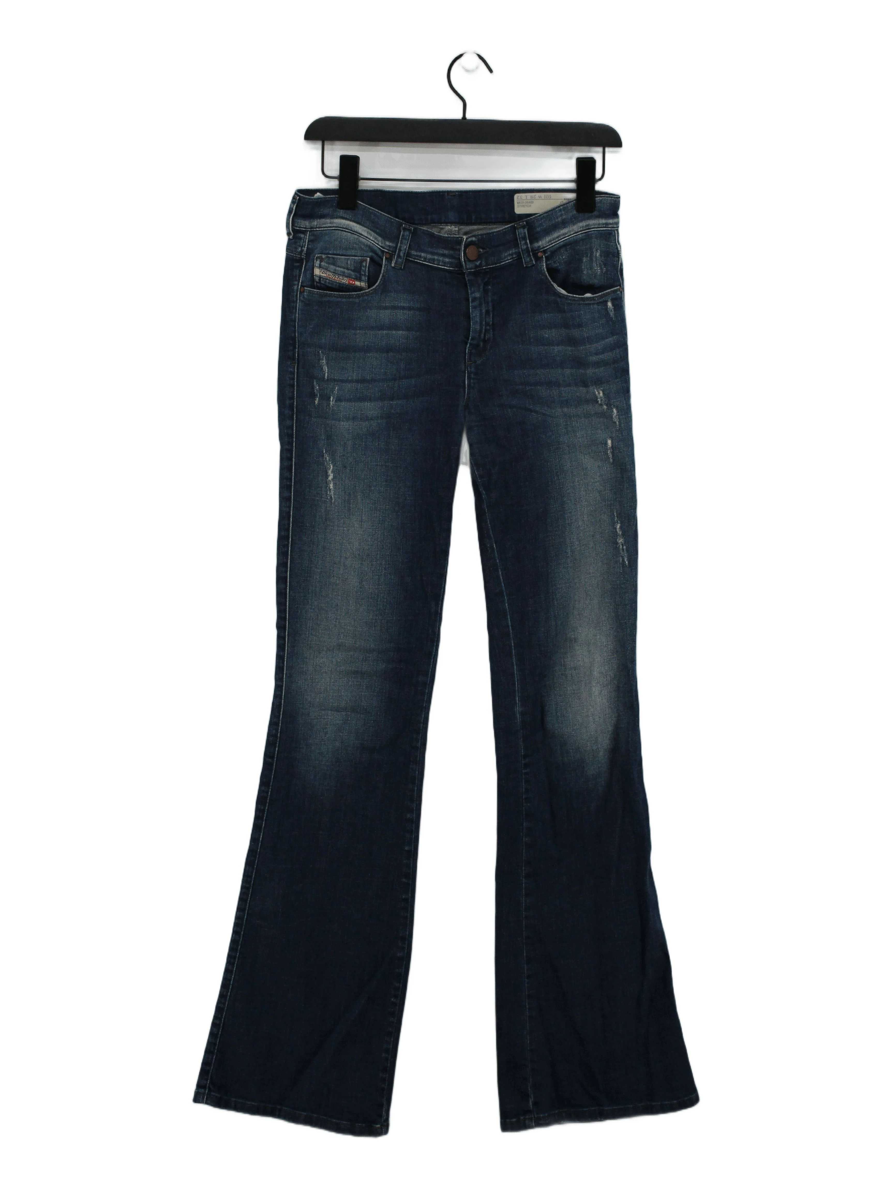 Diesel Women's Jeans W 28 in Blue Cotton with Elastane Flared