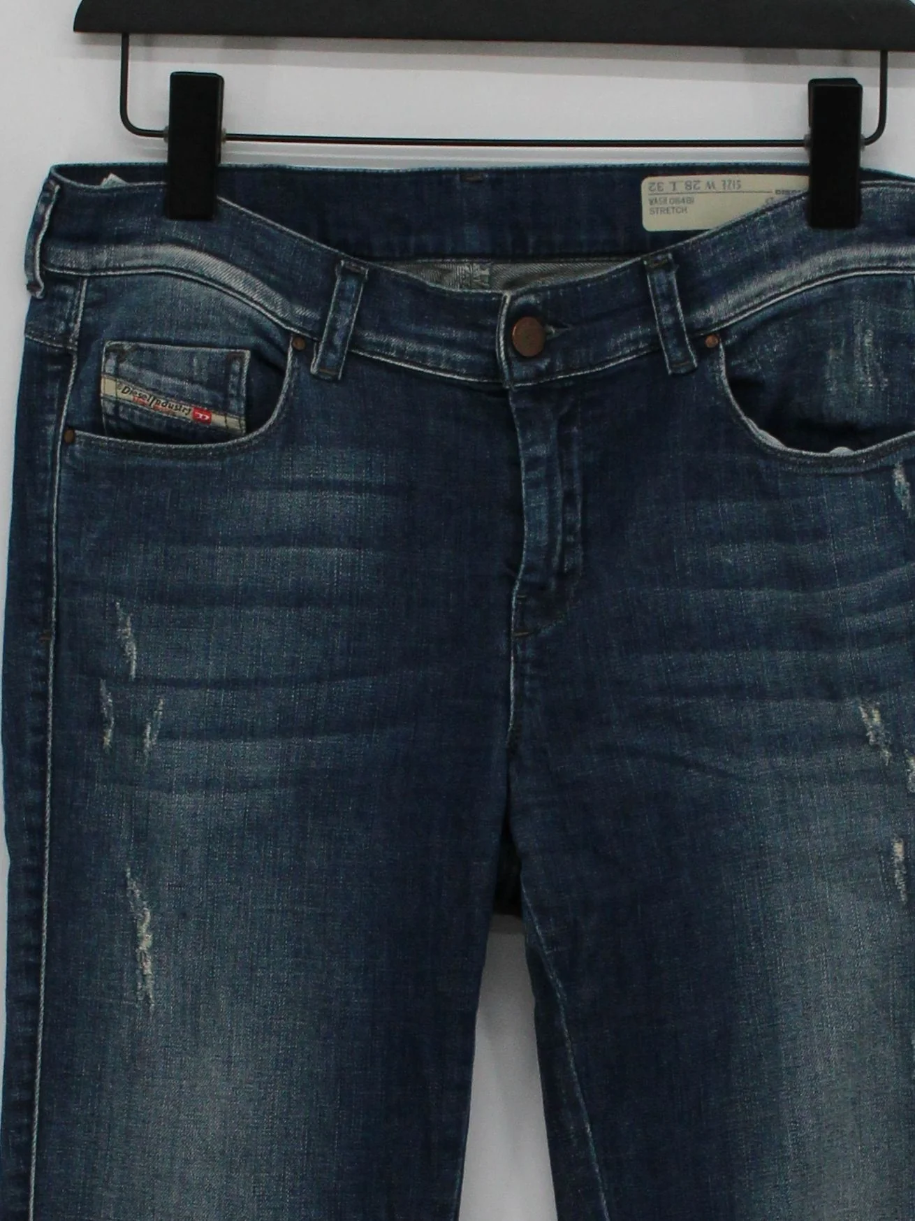 Diesel Women's Jeans W 28 in Blue Cotton with Elastane Flared - Image 3