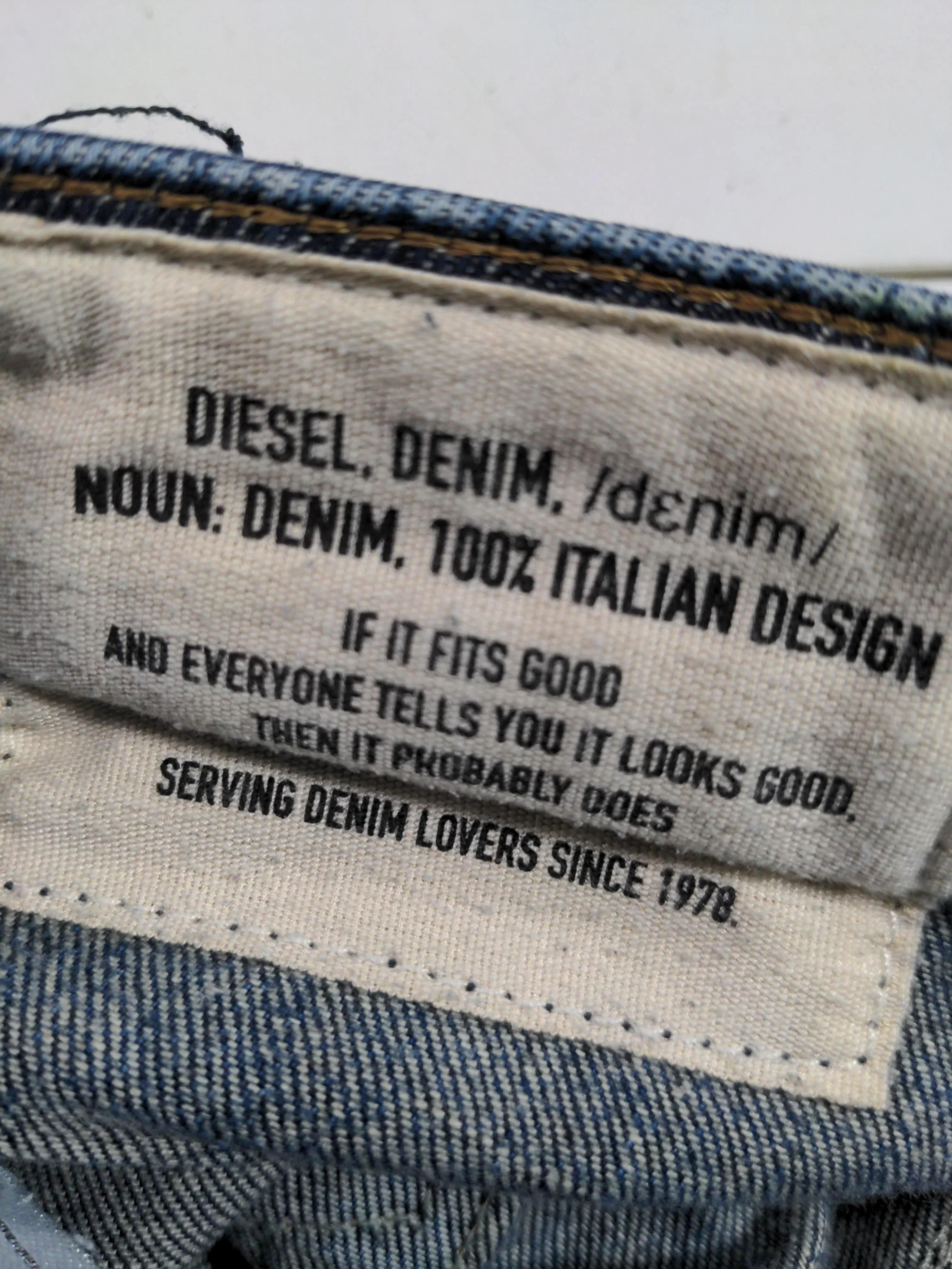 Diesel Women's Jeans W 28 in Blue Cotton with Elastane Wide-Leg - Image 7