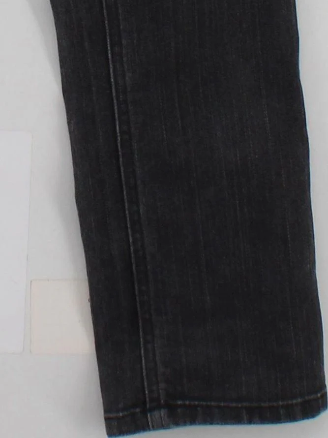 Diesel Women's Jeans W 28 in; L 30 in Grey Cotton with Polyester Straight - Image 4