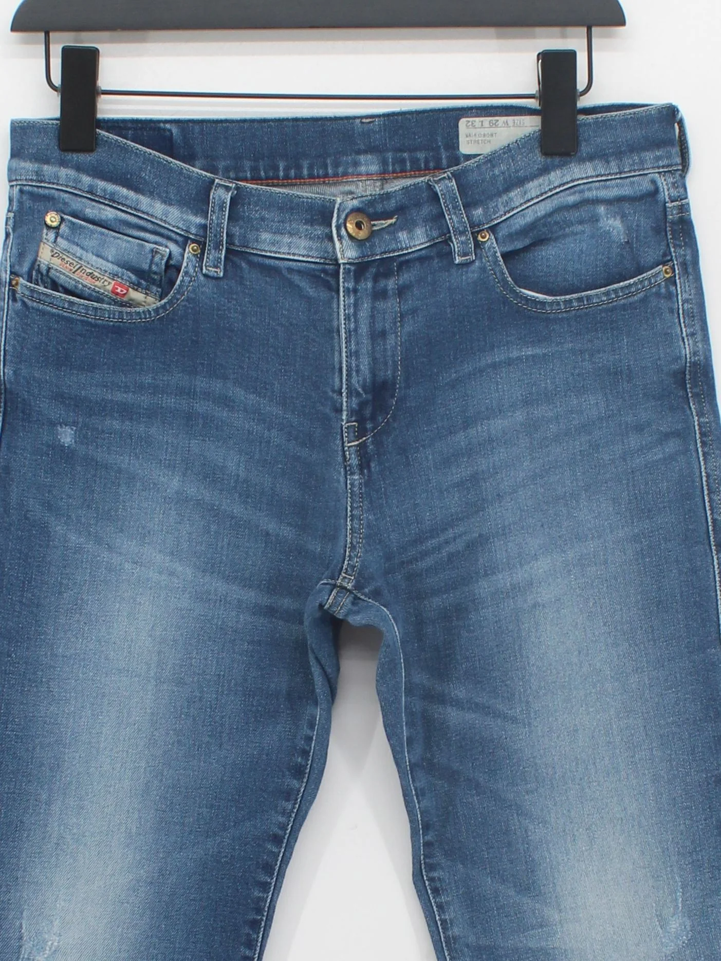 Diesel Women's Jeans W 29 in Blue Cotton with Elastane Straight - Image 3