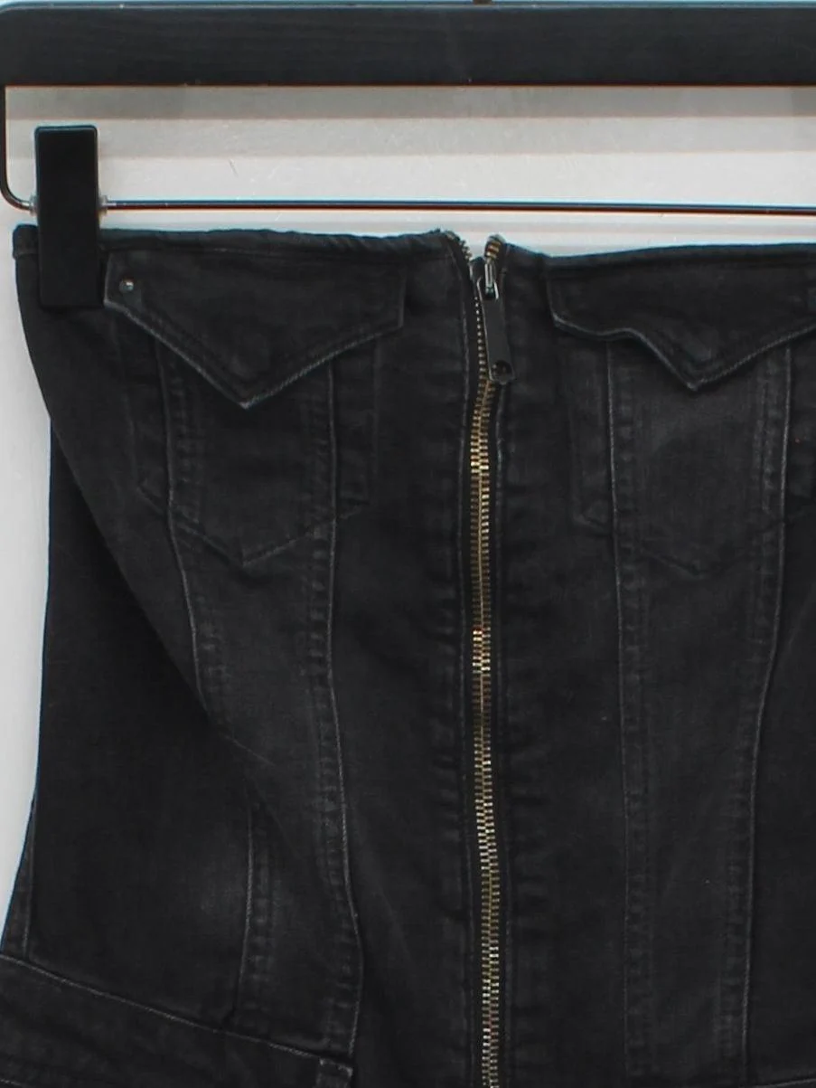 Diesel Women's Jumpsuit M Black Cotton with Elastane Skinny Jumpsuit - Image 3
