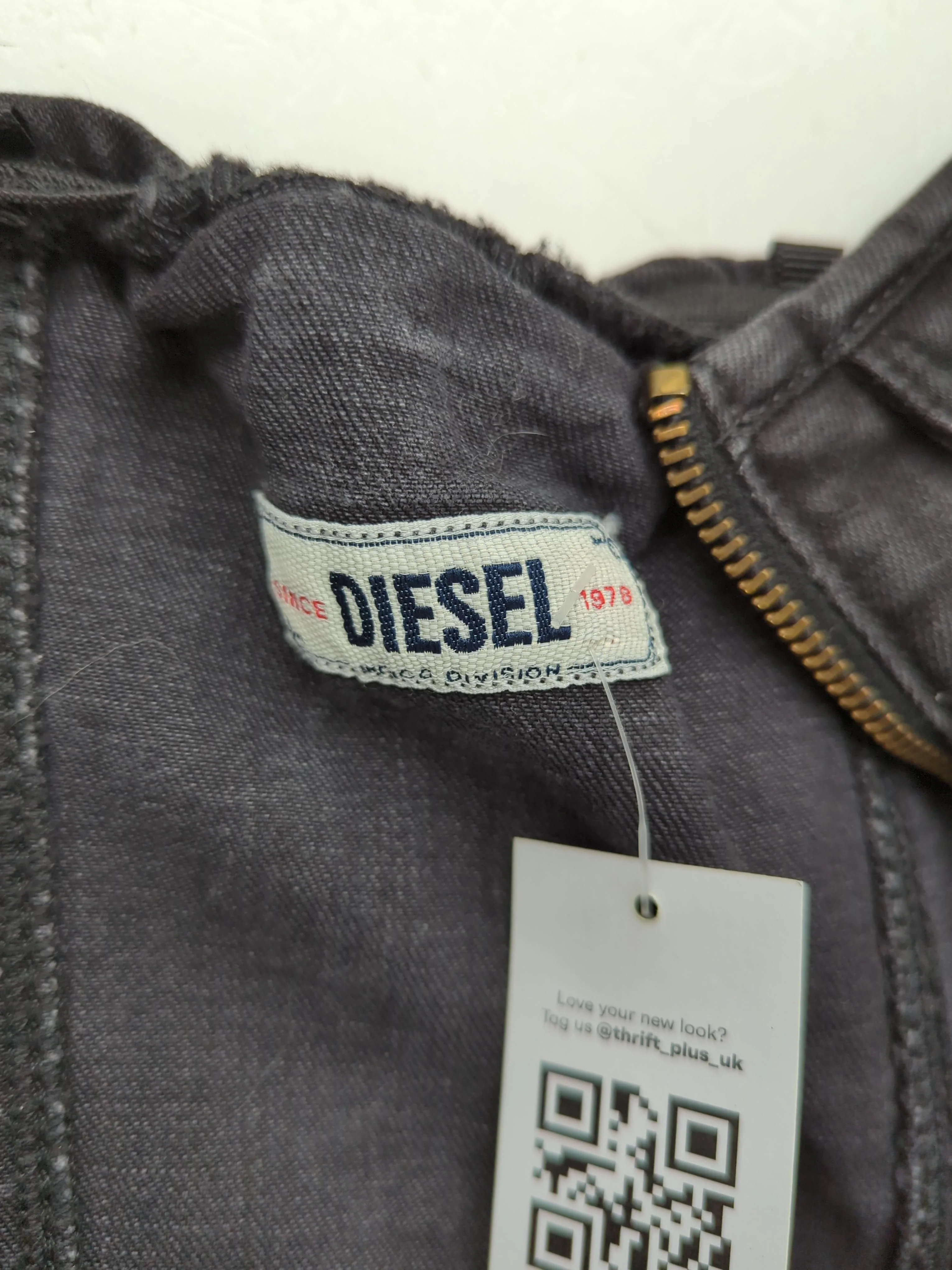 Diesel Women's Jumpsuit M Black Cotton with Elastane Skinny Jumpsuit - Image 7