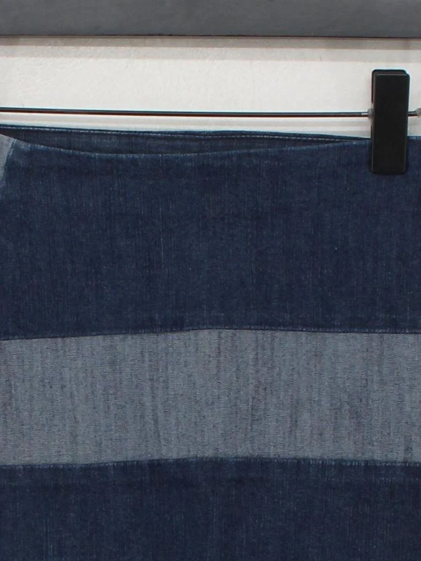 Diesel Women's Mini Skirt M Blue Cotton with Polyamide Short Mini - Image 3