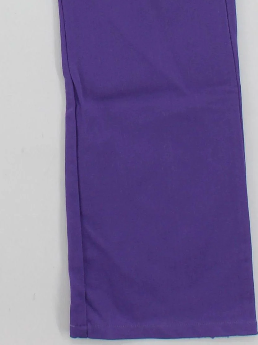 Diesel Women's Trousers W 27 in Purple Polyamide with Viscose Straight Capri - Image 4