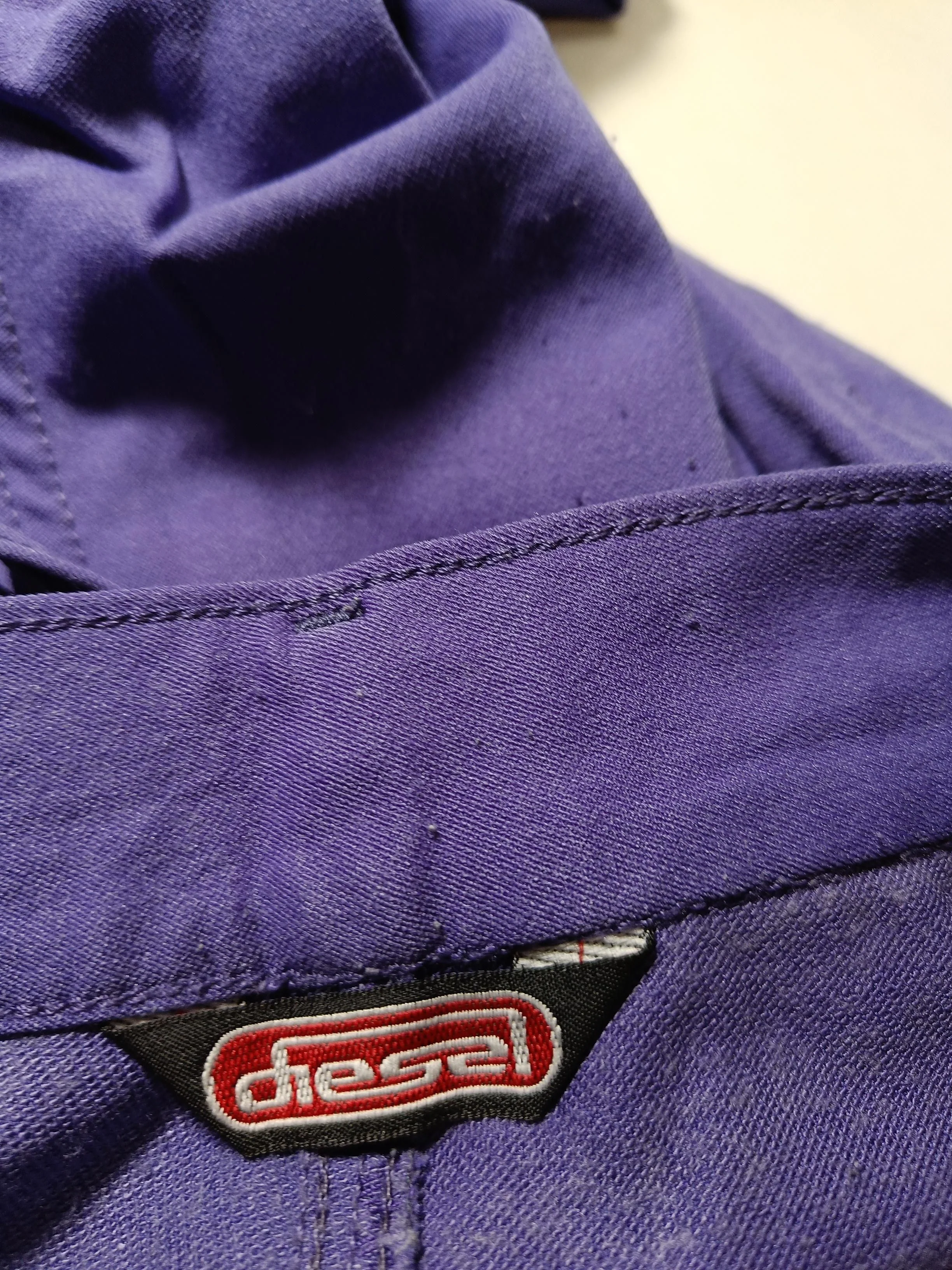 Diesel Women's Trousers W 27 in Purple Polyamide with Viscose Straight Capri - Image 6