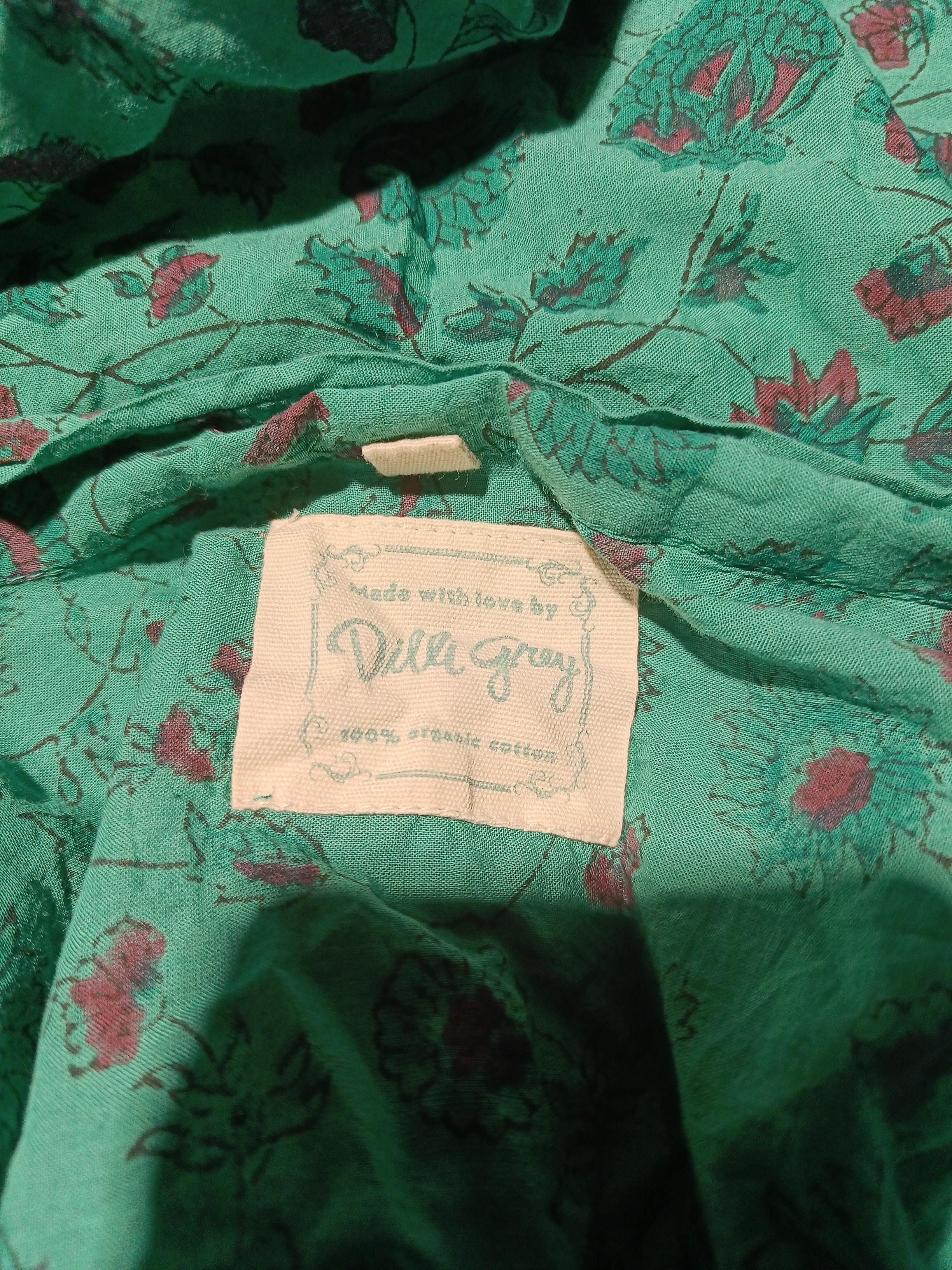 Dilli Grey Shirt Midi Dress UK14 in Green - Image 5