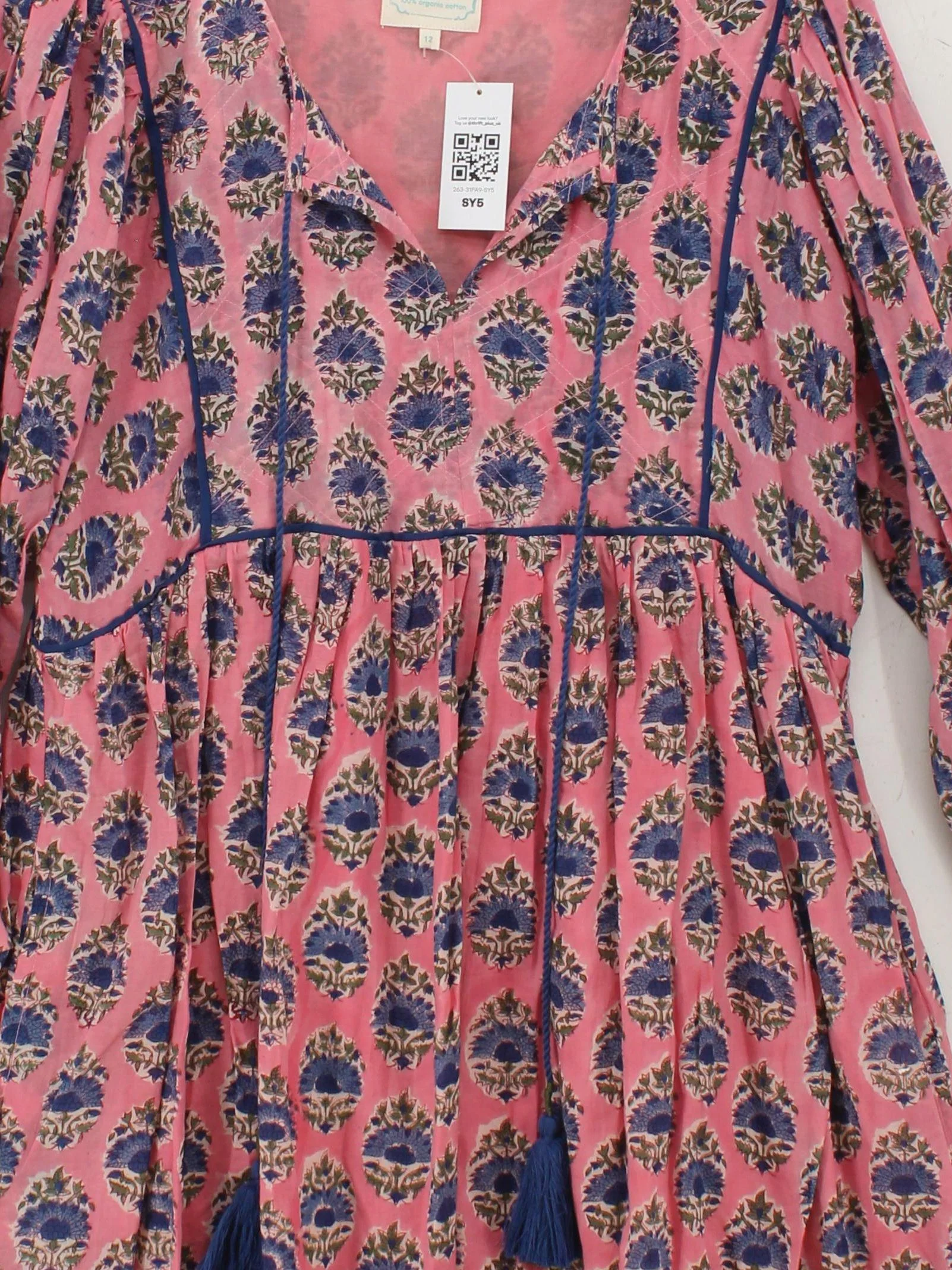 Dilli Grey T-Shirt Midi Dress UK12 in Pink - Image 3