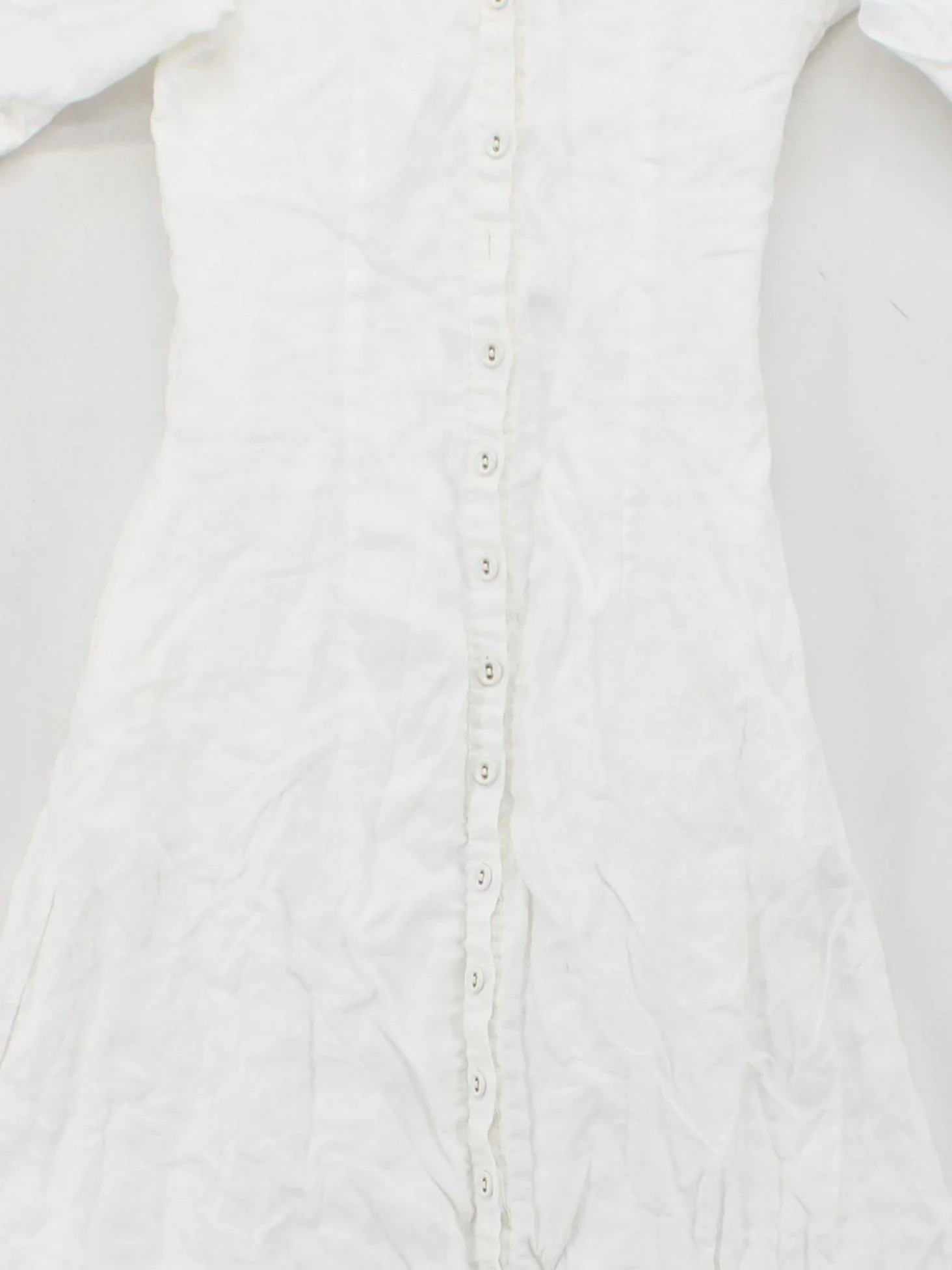Dissh Shirt Maxi Dress UK6 in White - Image 3