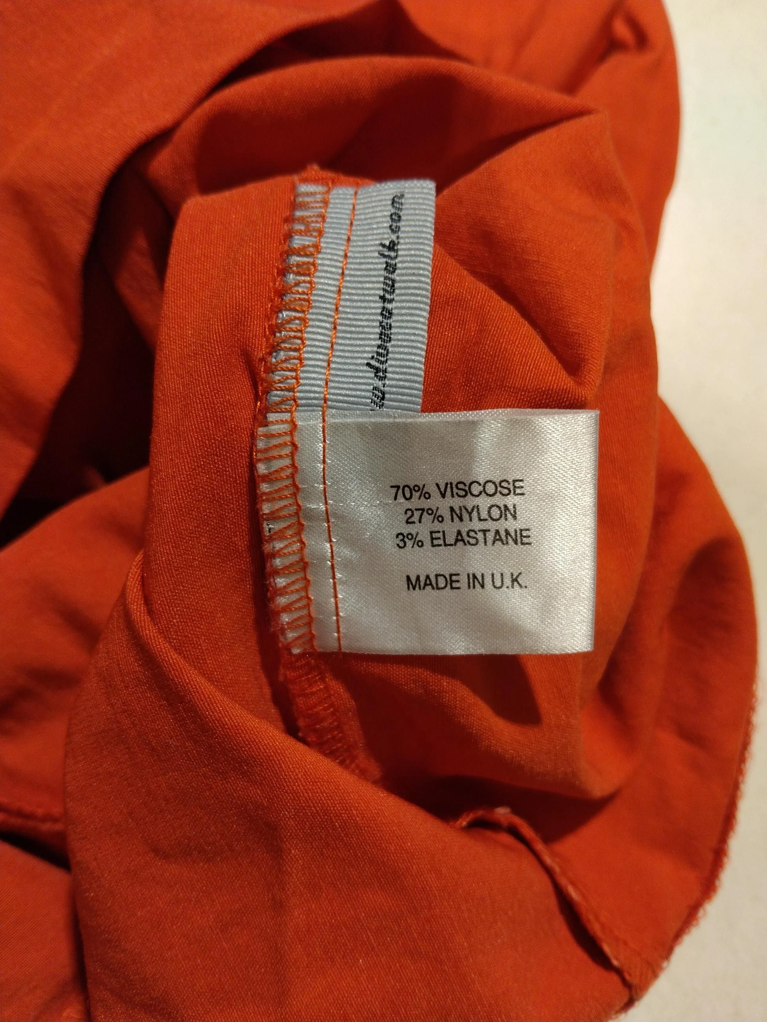 DIVA Catwalk Bodycon Midi Dress S in Orange - Image 6