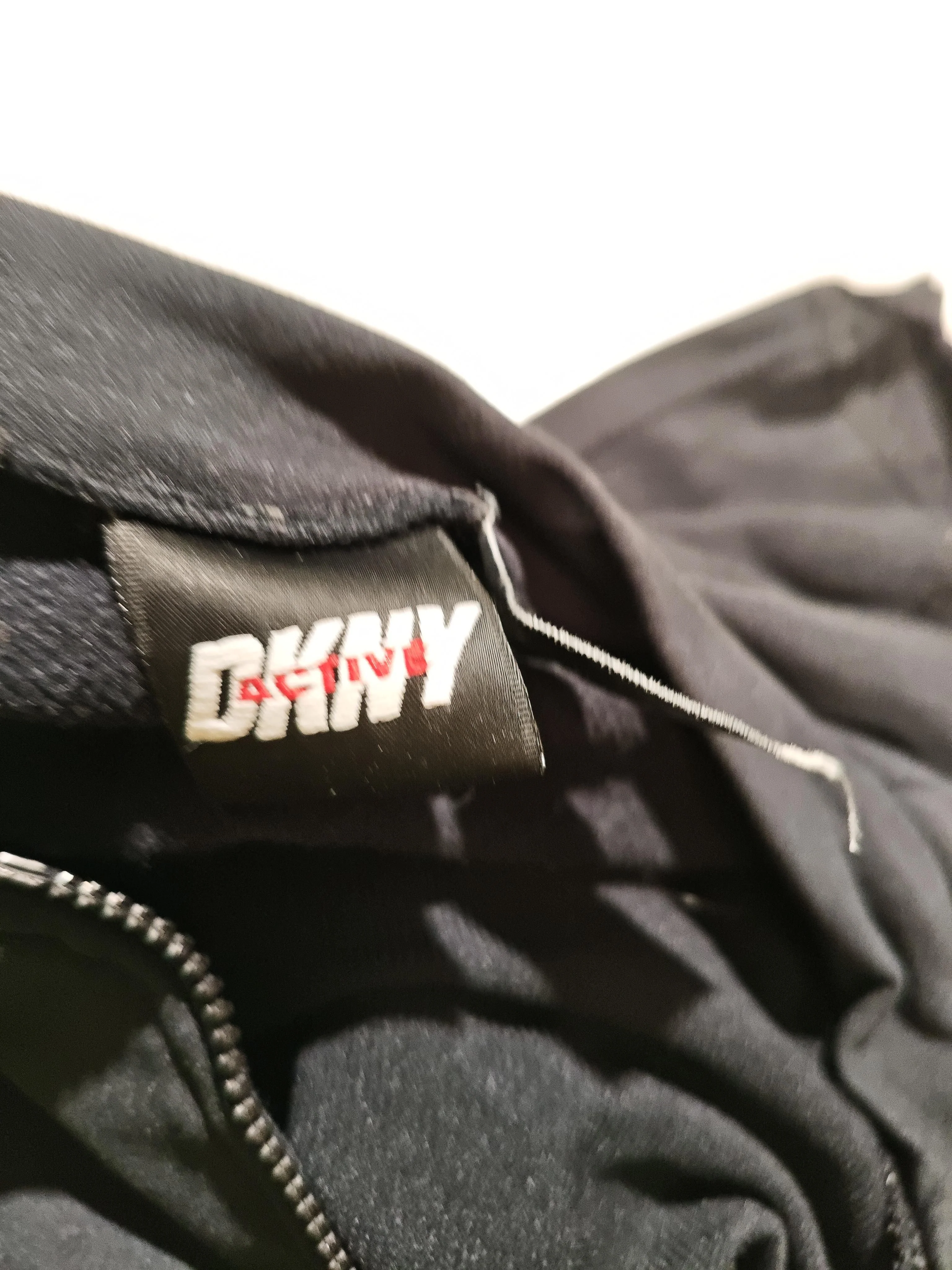 DKNY Men's Polo M Black 100% Other Basic - Image 5