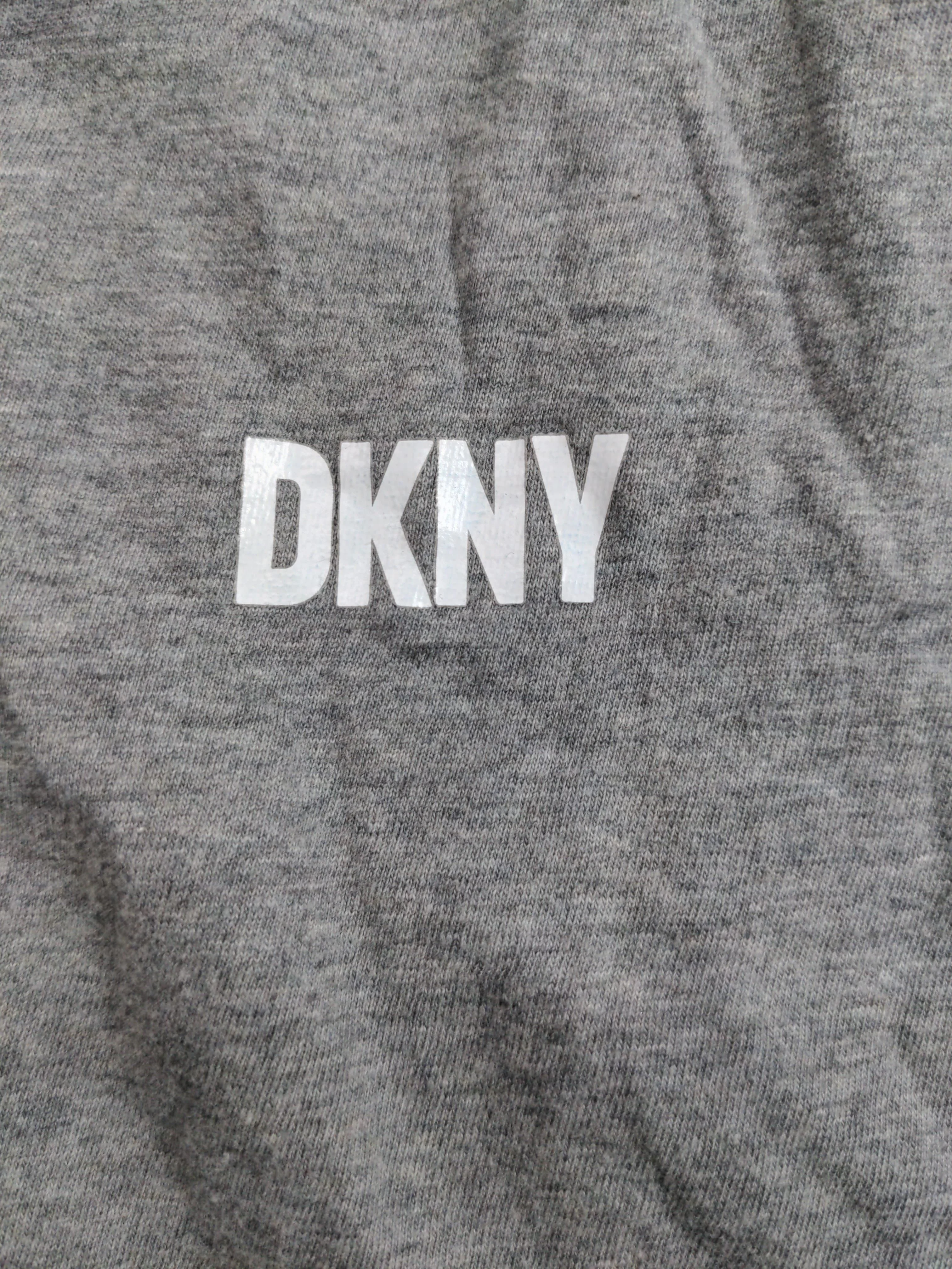 DKNY Men's T-Shirt L Grey 100% Cotton Basic - Image 5