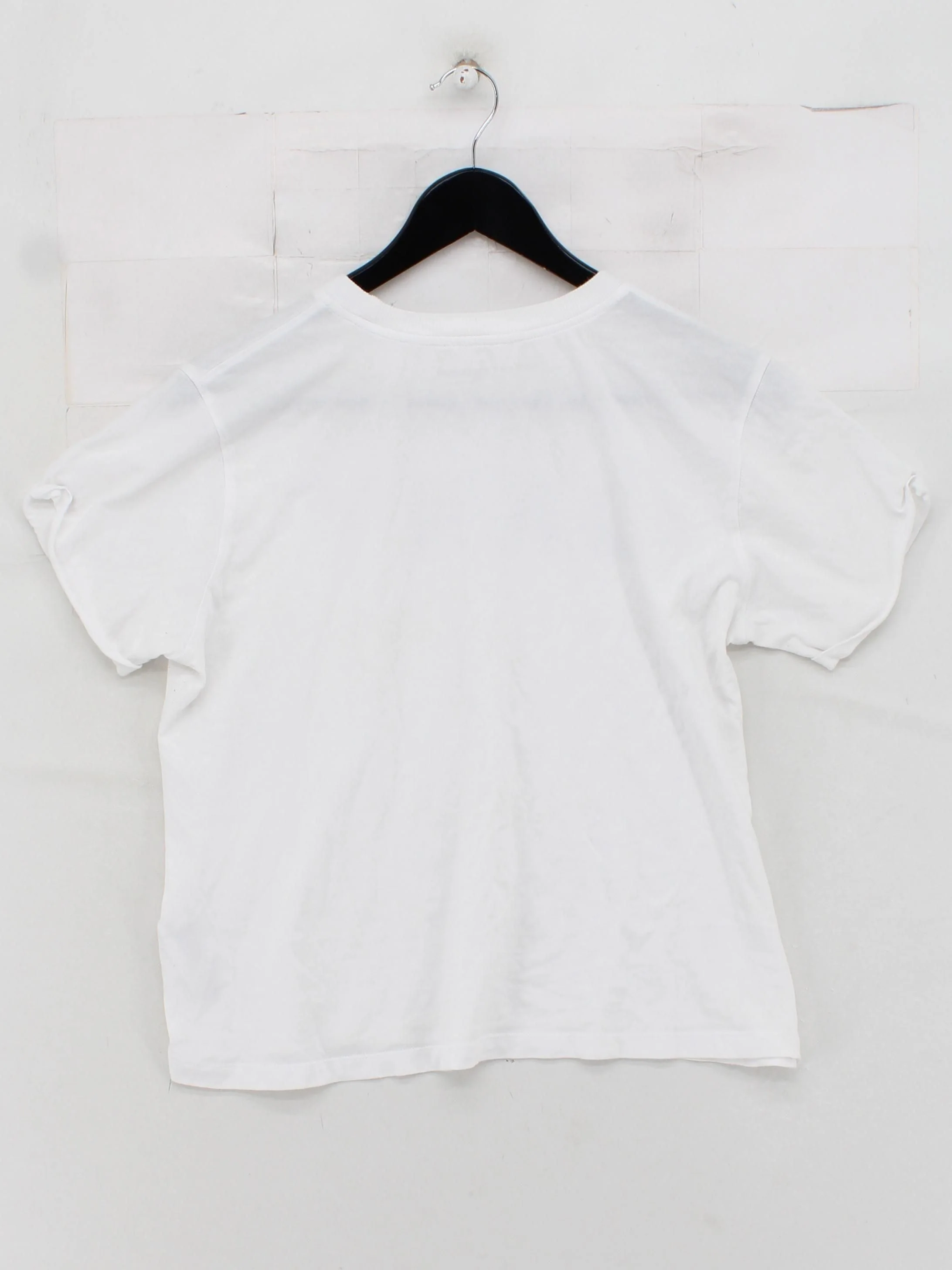 DKNY Men's T-Shirt S White Graphic 100% Cotton Basic - Image 2