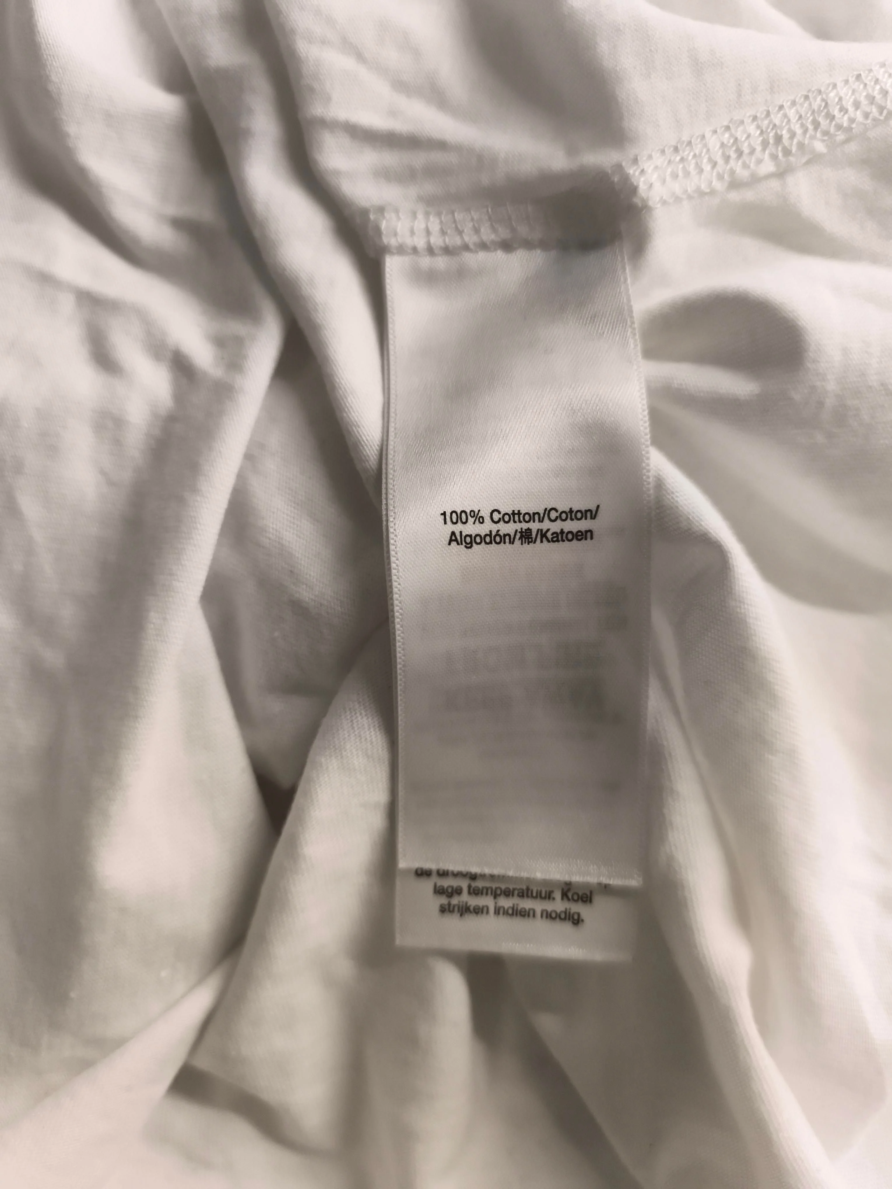 DKNY Men's T-Shirt S White Graphic 100% Cotton Basic - Image 7