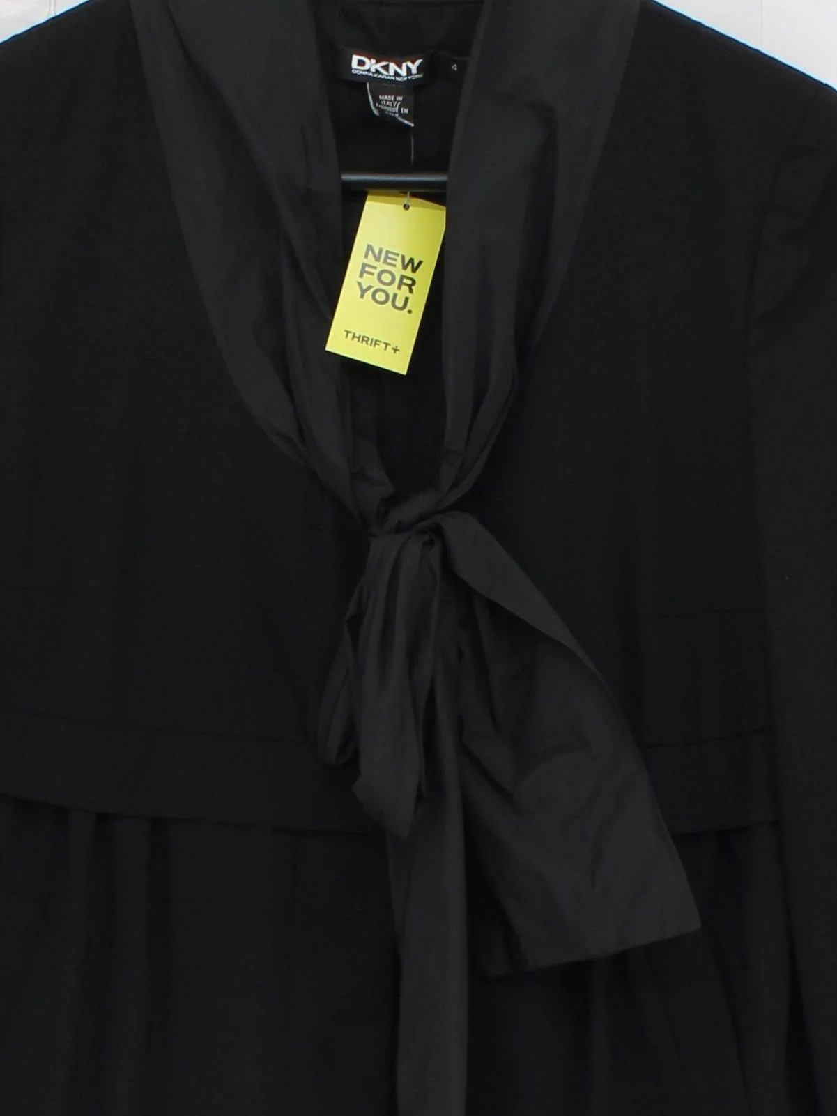 DKNY Overcoat jacket black - Image 3