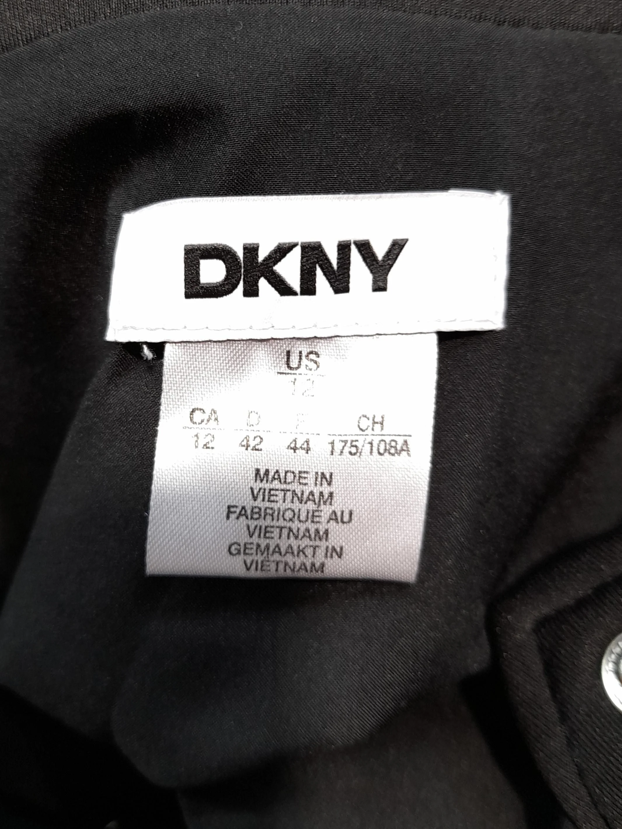 DKNY Shirt Midi Dress in Black - Image 5