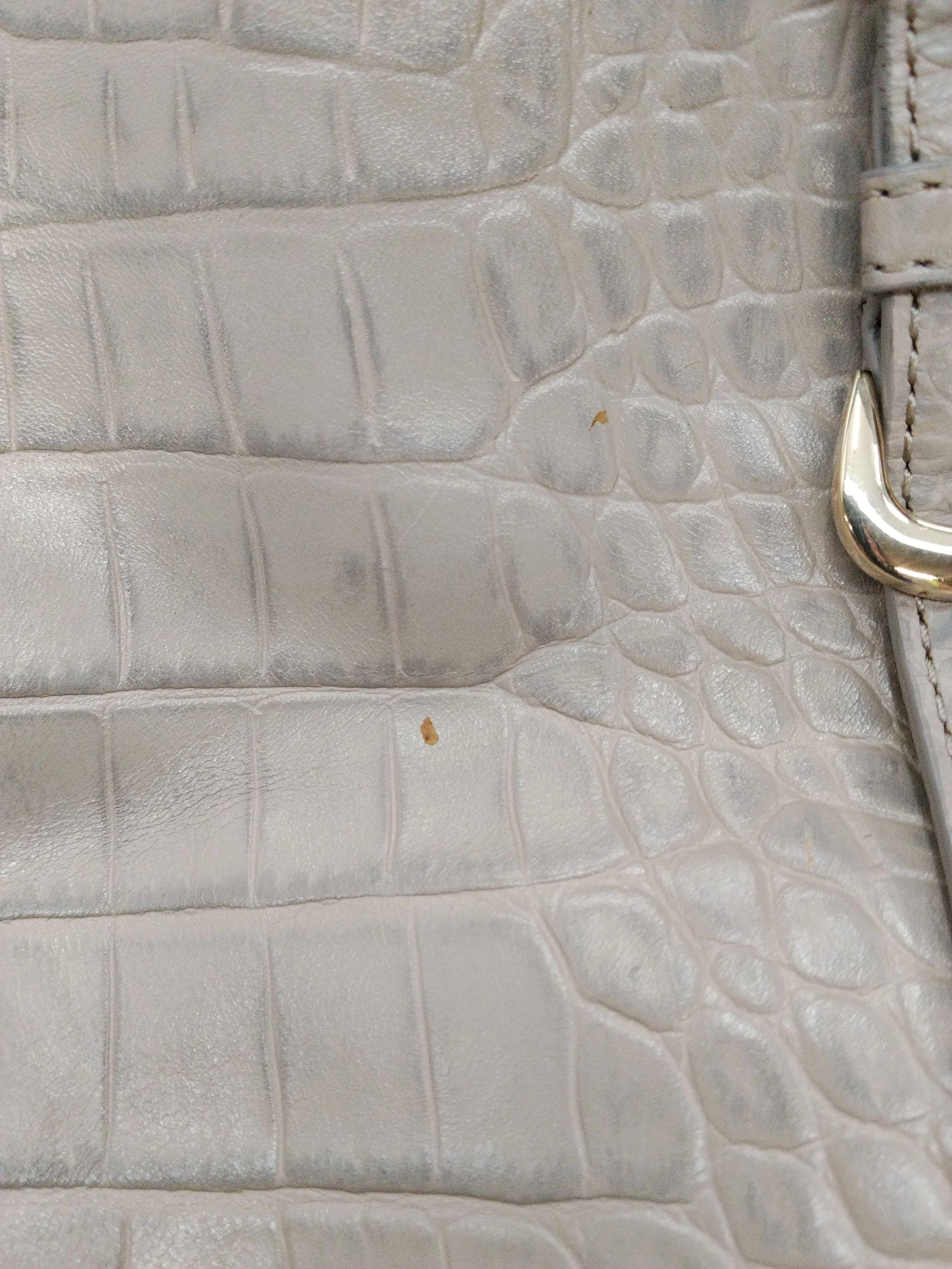 DKNY Women's Bag Grey Animal Print 100% Faux Leather Tote - Image 5